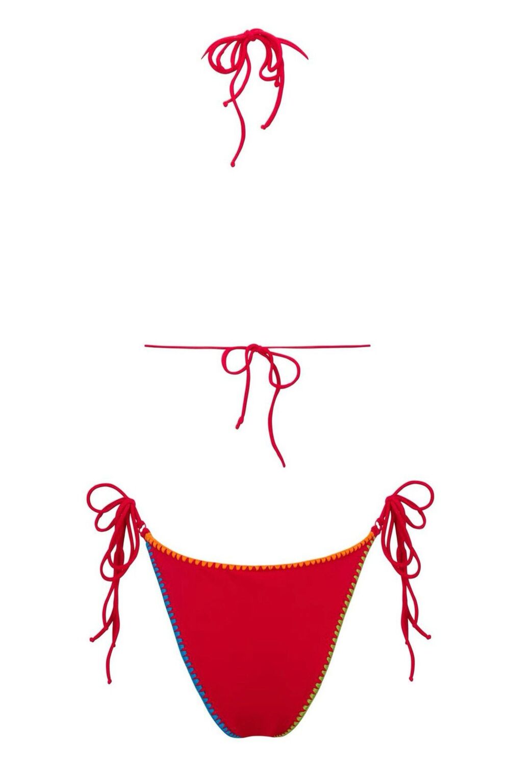 Direct Message-Deja Hand Embroidered Bikini İn Red-Bikini & Mayo-2-Milagron.com