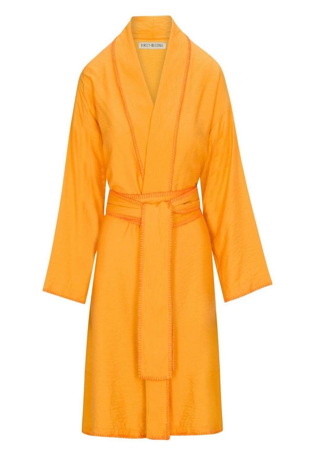 Direct Message-Deja Kimono In Yellow-Kimono-1-Milagron.com