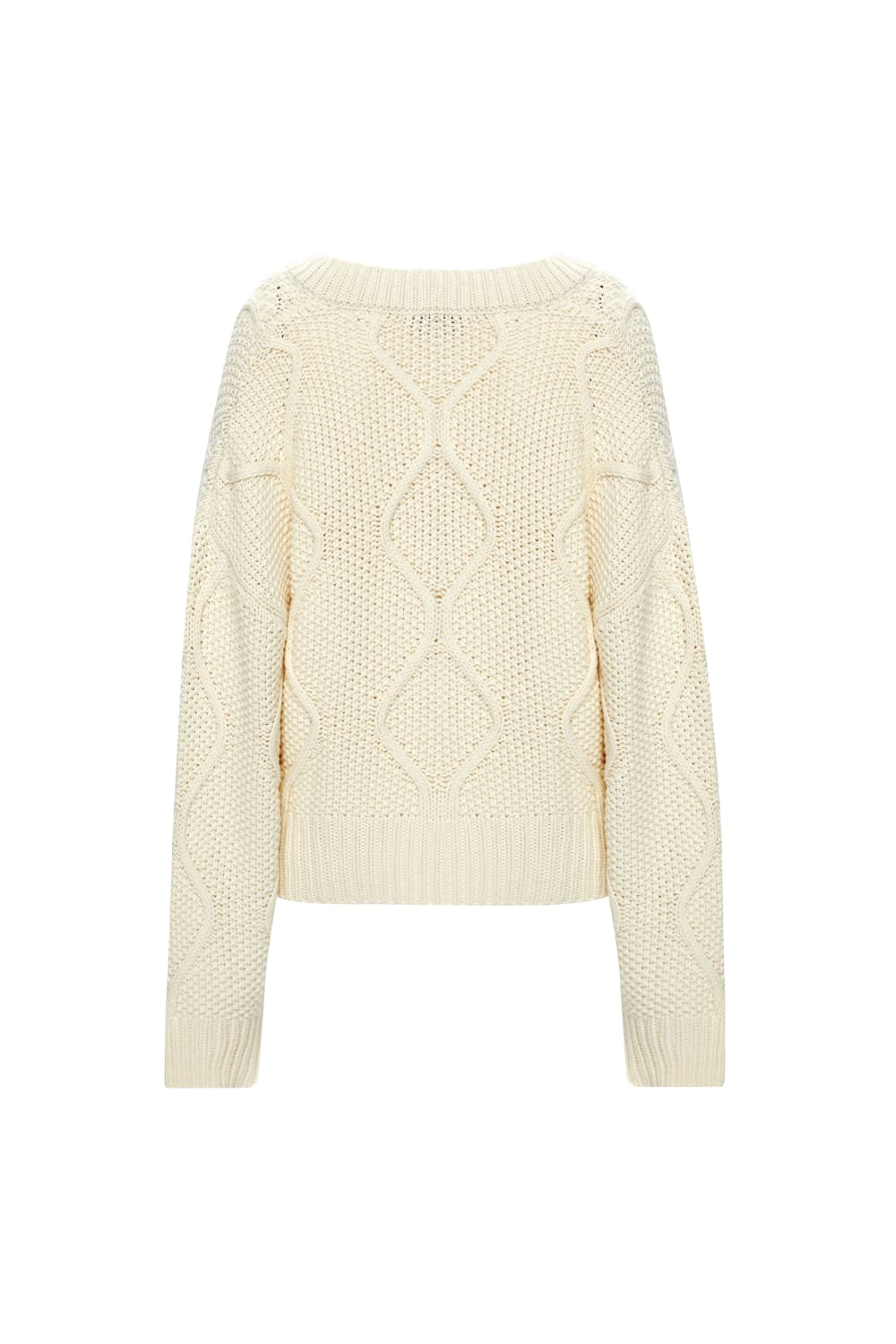 Direct Message-Eva Knitted Sweater-Kazak & Triko-1-Milagron.com