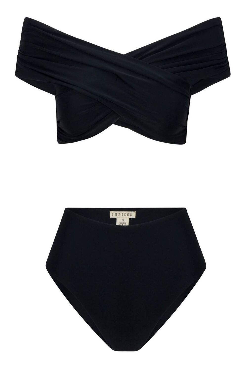 Direct Message-Iyo Bikini In Black-Bikini & Mayo-1-Milagron.com