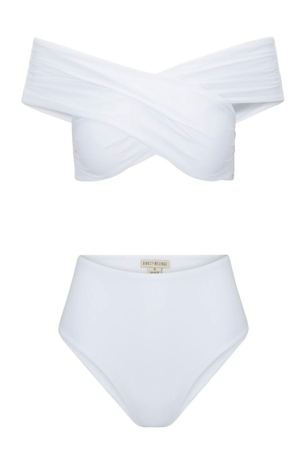 Direct Message-Iyo Bikini In White-Bikini & Mayo-1-Milagron.com