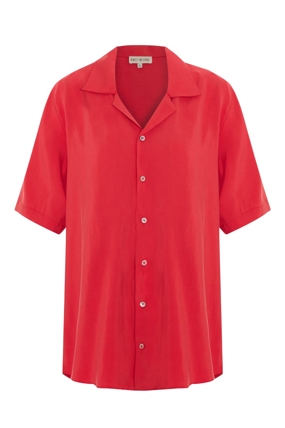 Direct Message-Red Men's Shirt-Gömlek-1-Milagron.com
