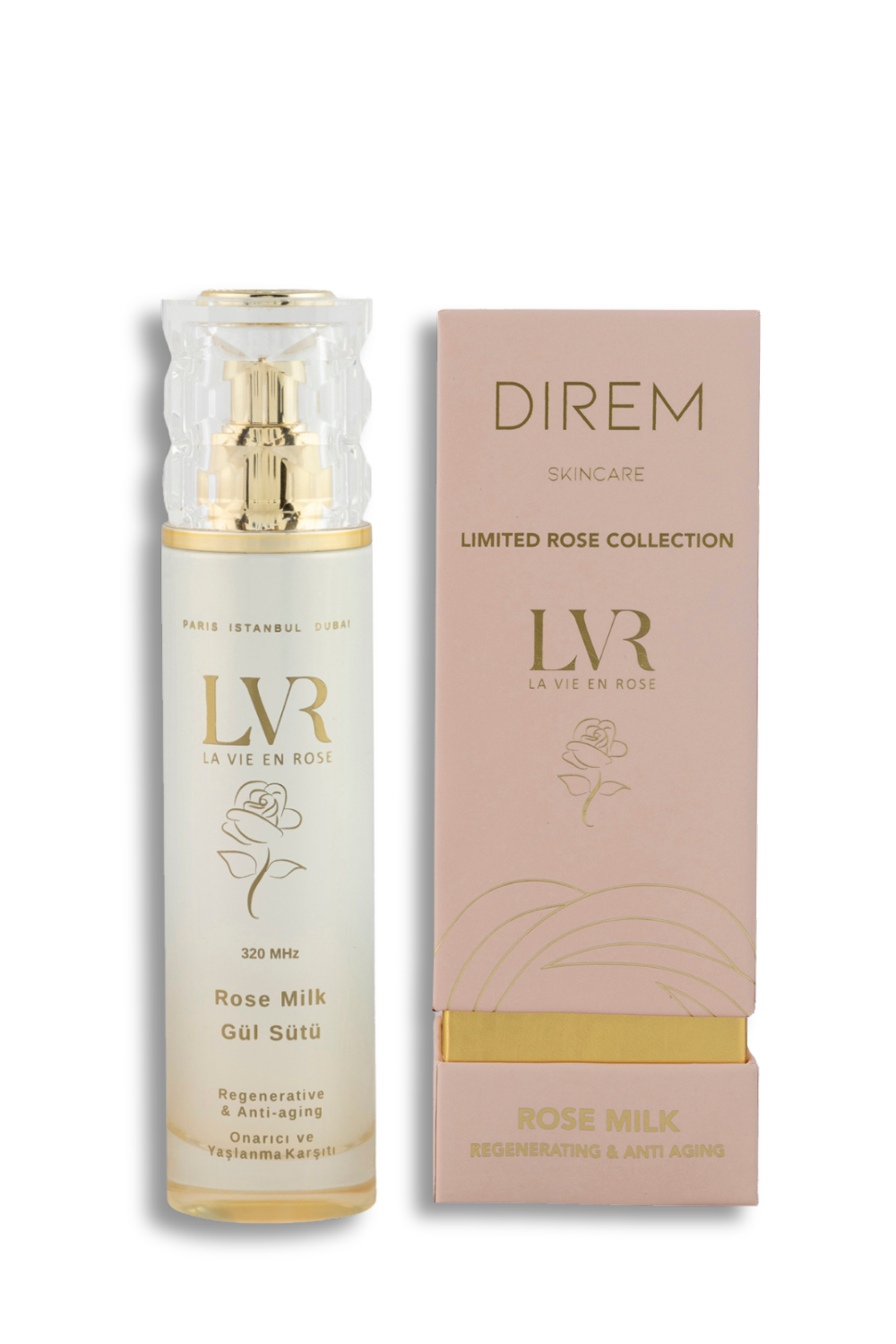 Direm Beauty-Doğal Ve Saf İçerikli, Yaşlanma Karşıtı, Aydınlatıcı Ve Onarıcı Gül Sütü-Yüz Nemlendiricisi-1-Milagron.com