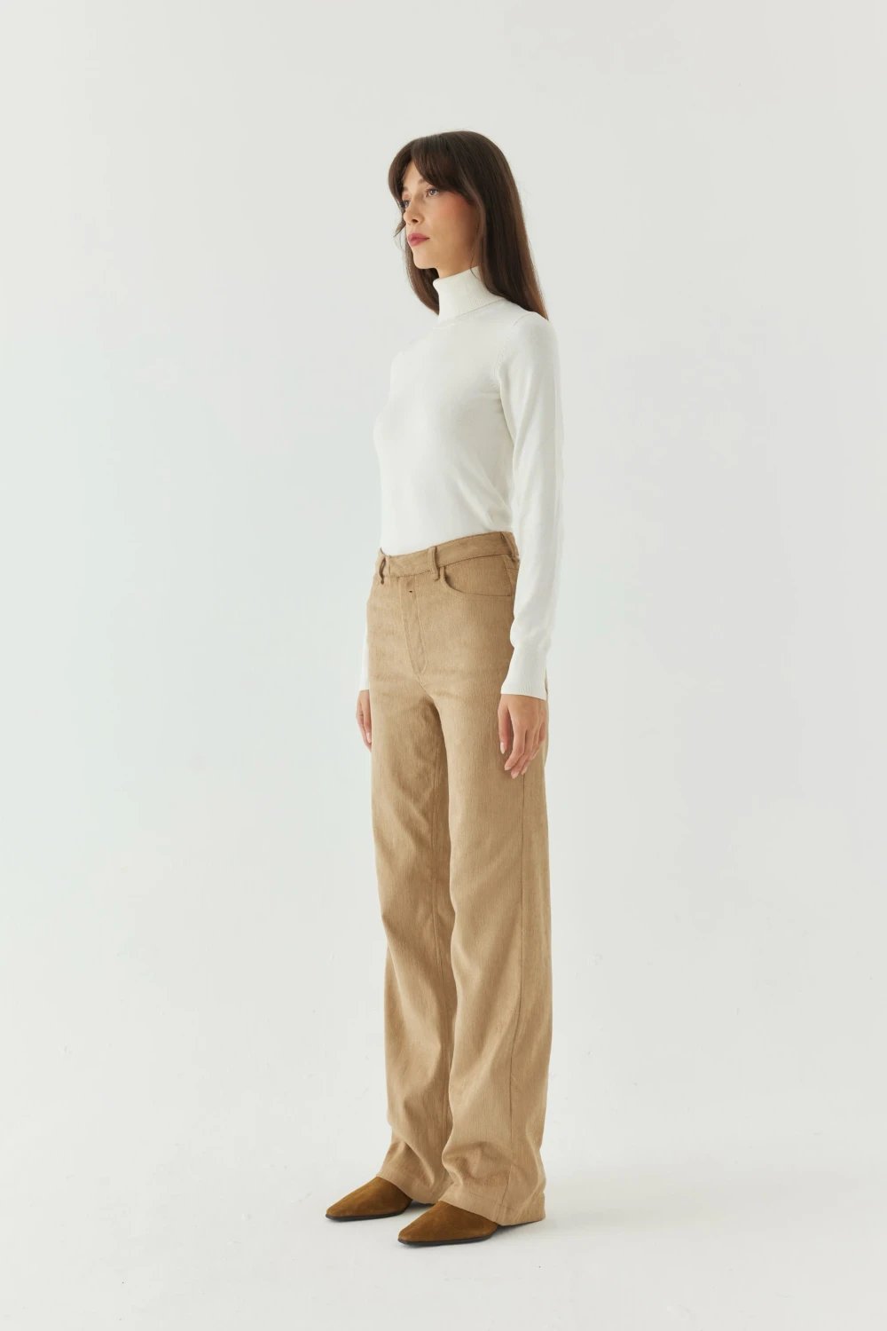 Disq London-Oat Velvet Pants-Pantolon-2-Milagron.com