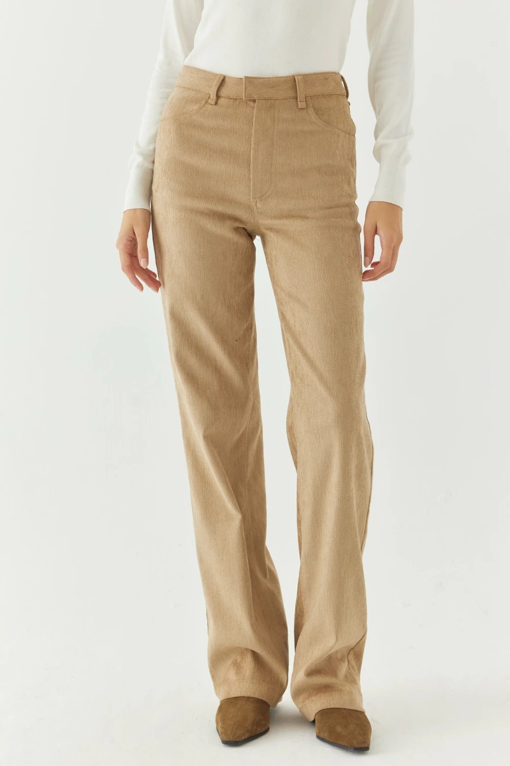 Disq London-Oat Velvet Pants-Pantolon-4-Milagron.com