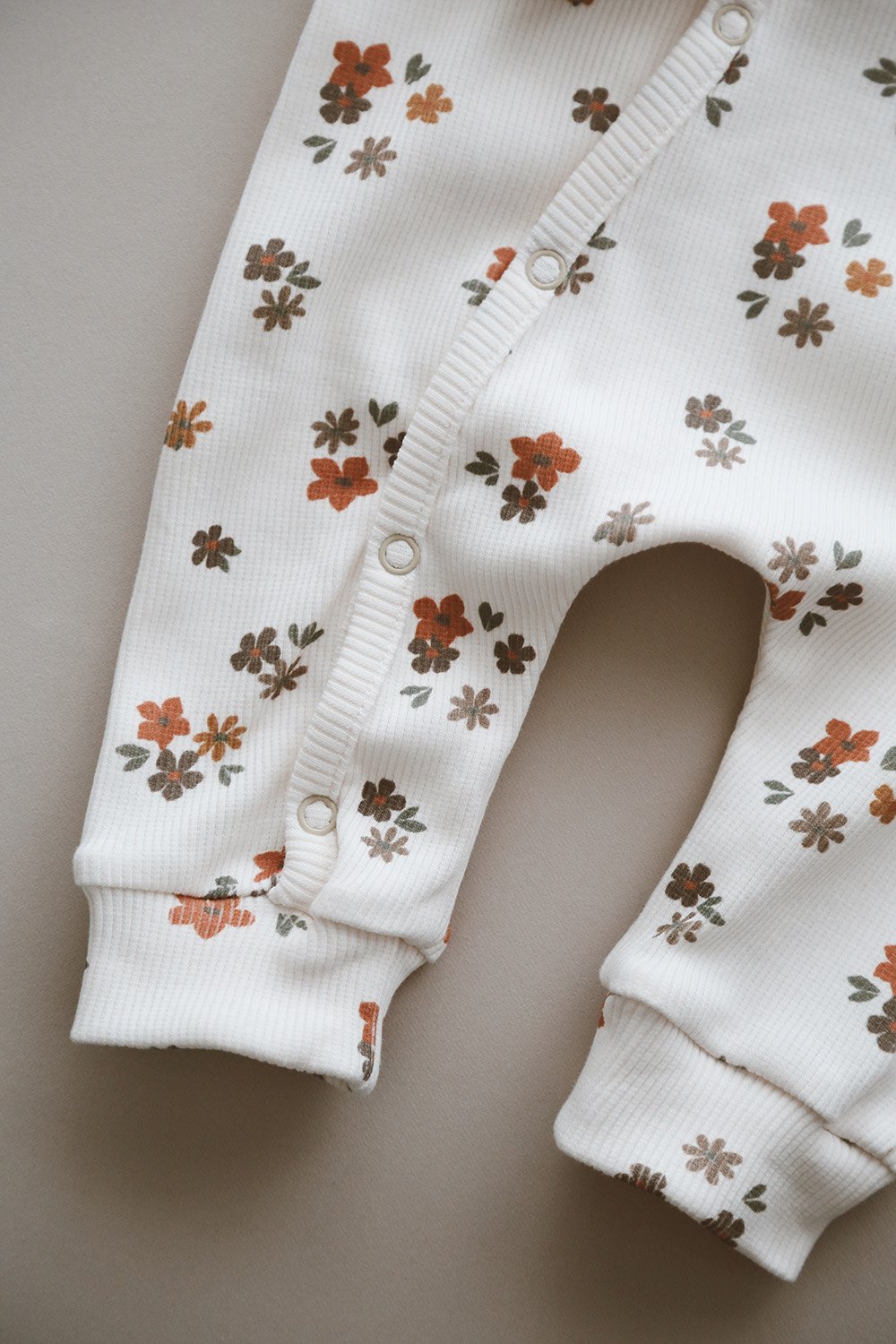 DoDo'S Baby-Çi̇çekli̇ Desen Organi̇k Kaşkorse Bebek Tulum-Çocuk Elbise & Tulum-5-Milagron.com