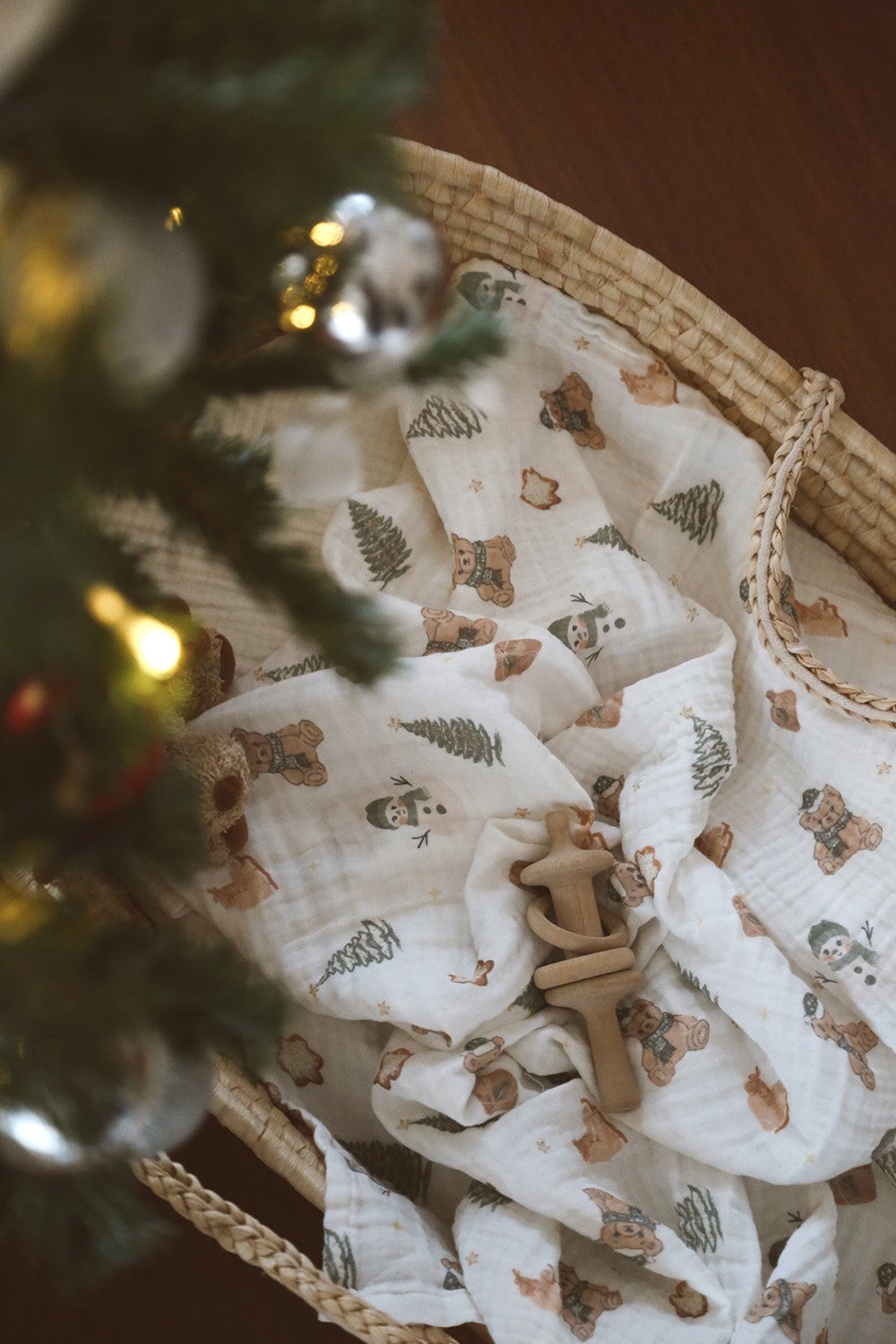 DoDo'S Baby-Dört Katli Ve İki̇ Katli Yilbaşi Özel Koleksi̇yon Noel Temali Organi̇k Bebek Müsli̇n Örtü-Yatak Örtüsü-8-Milagron.com