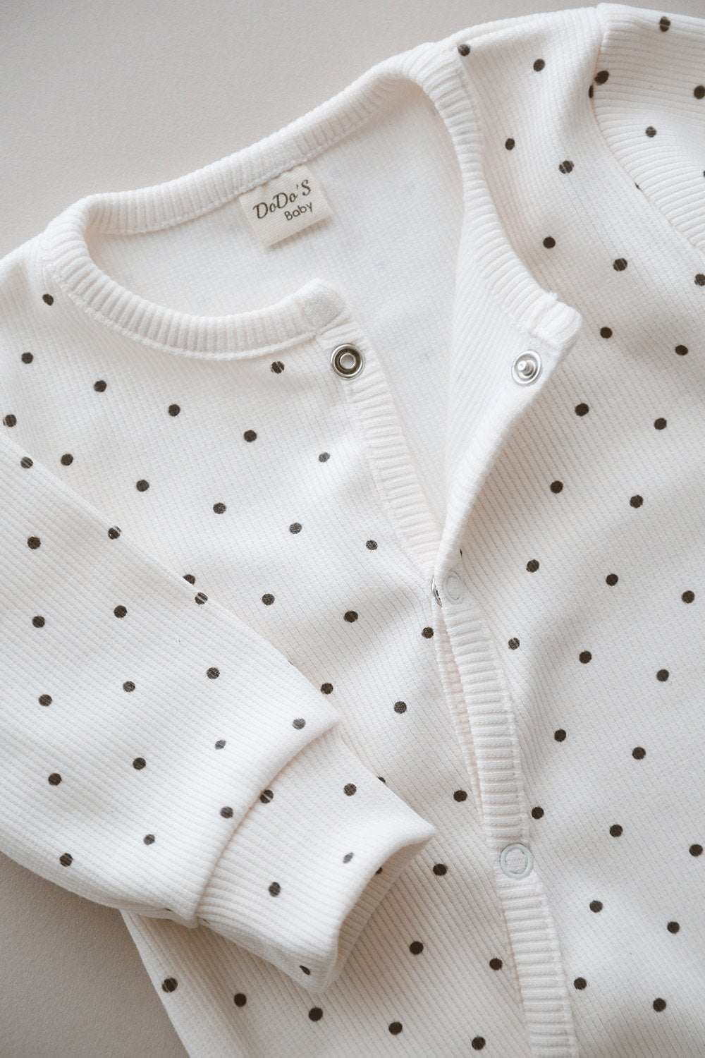 DoDo'S Baby-Nokta Desenli̇ Organi̇k Kaşkorse Bebek Tulum-Çocuk Elbise & Tulum-11-Milagron.com