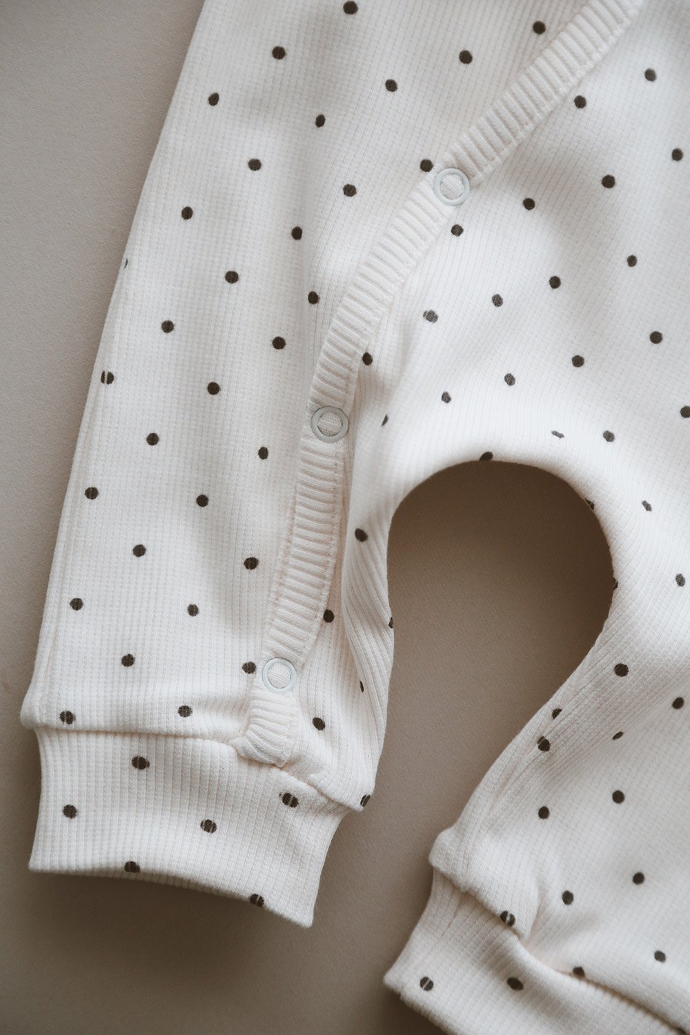 DoDo'S Baby-Nokta Desenli̇ Organi̇k Kaşkorse Bebek Tulum-Çocuk Elbise & Tulum-12-Milagron.com