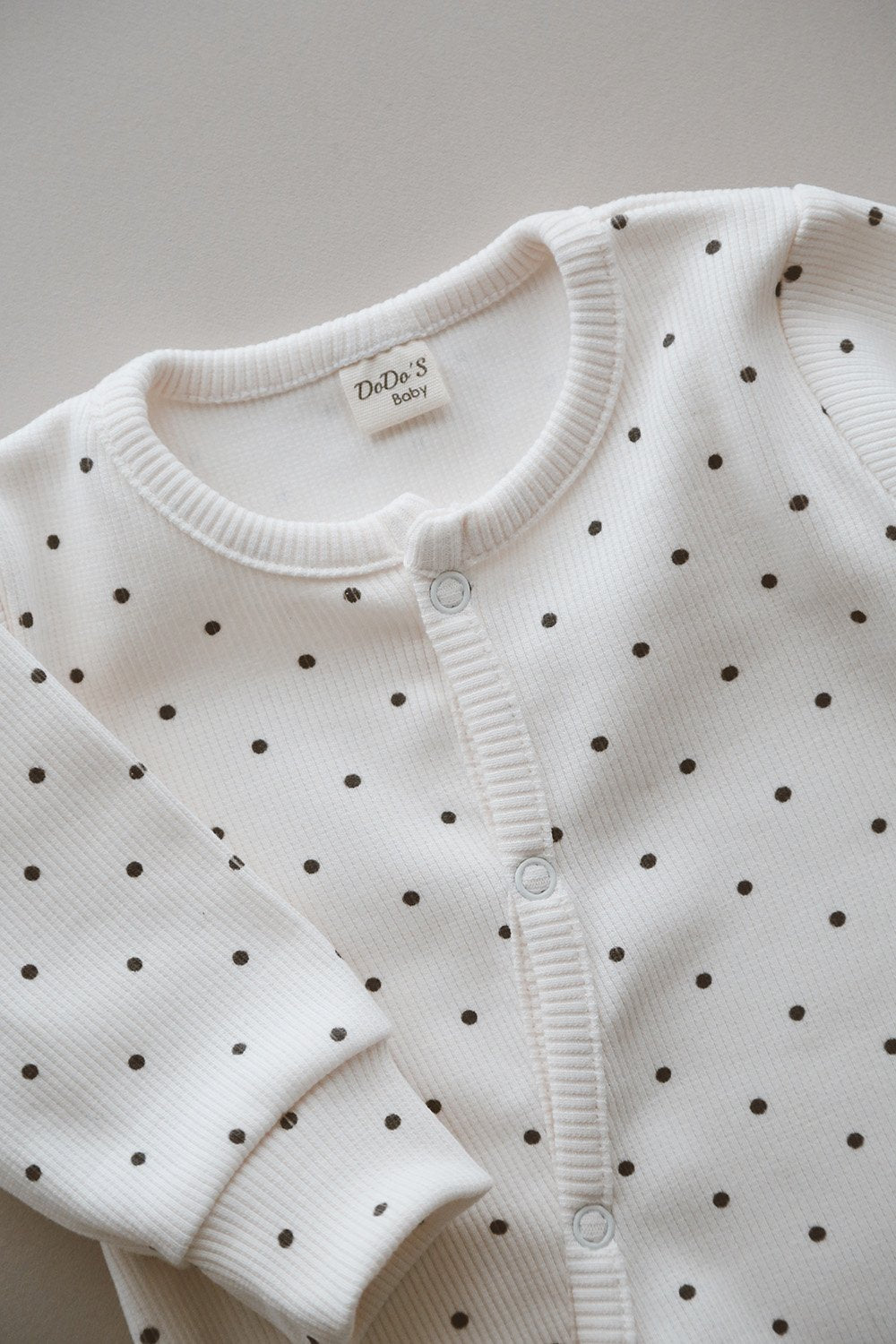 DoDo'S Baby-Nokta Desenli̇ Organi̇k Kaşkorse Bebek Tulum-Çocuk Elbise & Tulum-3-Milagron.com