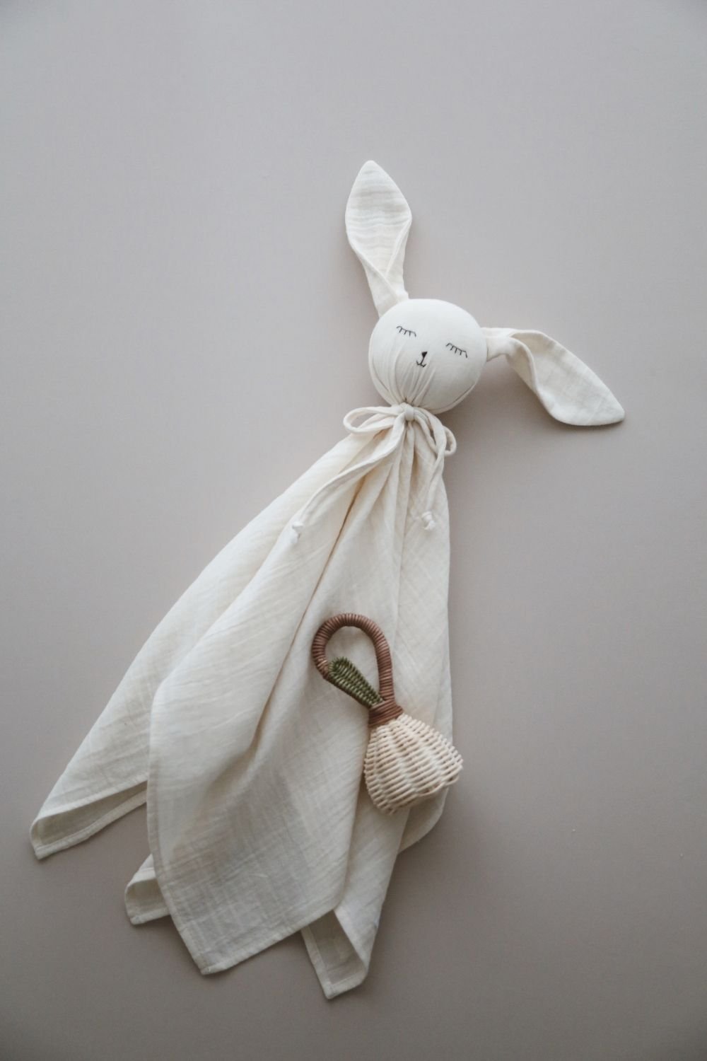 DoDo'S Baby-Pamuk Ekru Renk Müsli̇n Sevi̇mli̇ Uyku Arkadaşi-Bebek Oyuncakları-12-Milagron.com