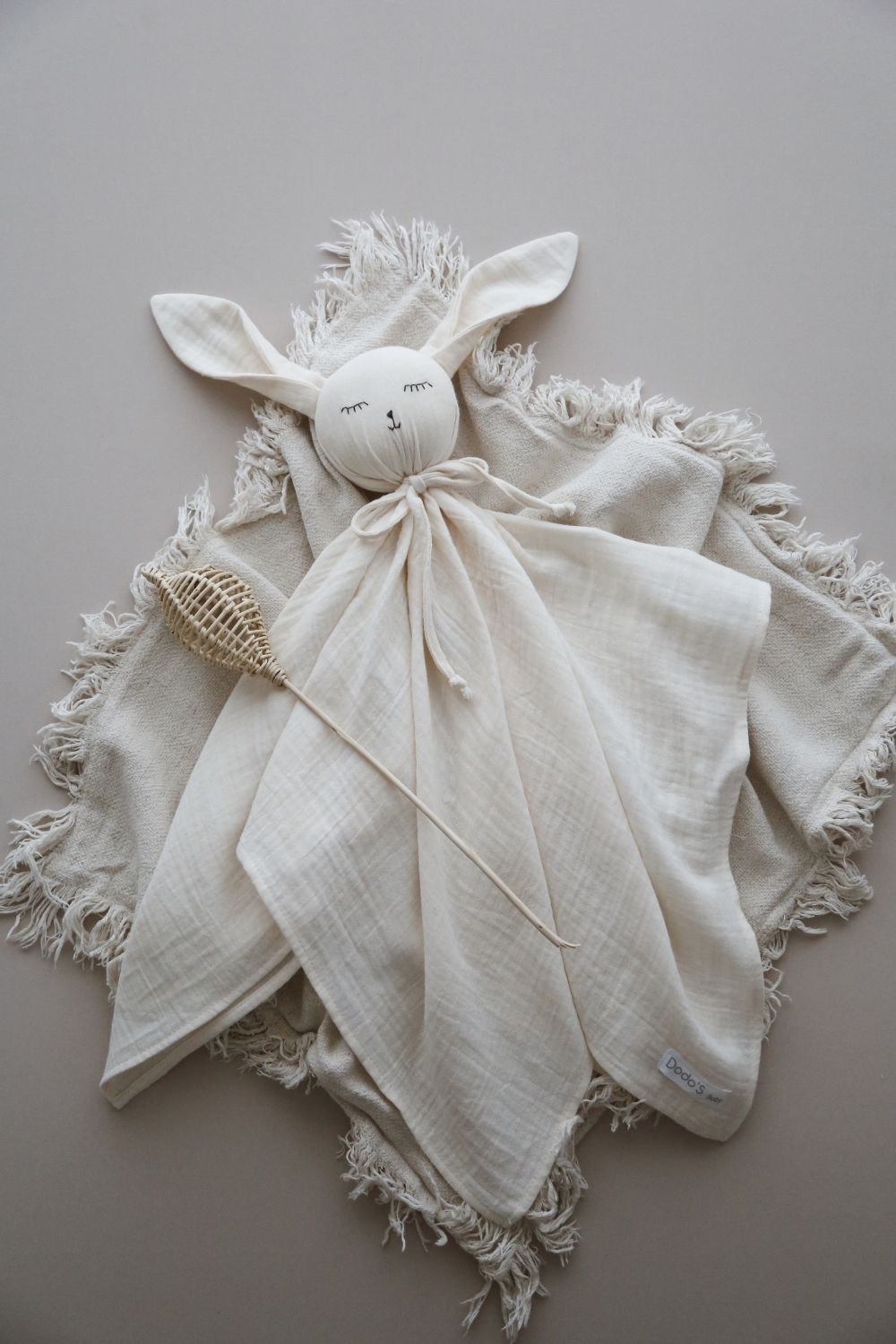 DoDo'S Baby-Pamuk Ekru Renk Müsli̇n Sevi̇mli̇ Uyku Arkadaşi-Bebek Oyuncakları-6-Milagron.com