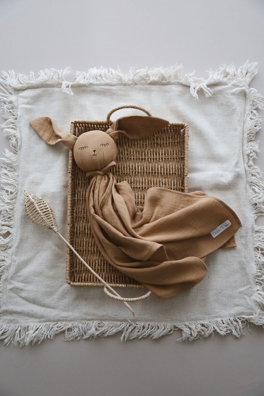 DoDo'S Baby-Pamuk Kahverengi̇ Renk Müsli̇n Sevi̇mli̇ Uyku Arkadaşi-Bebek Oyuncakları-9-Milagron.com