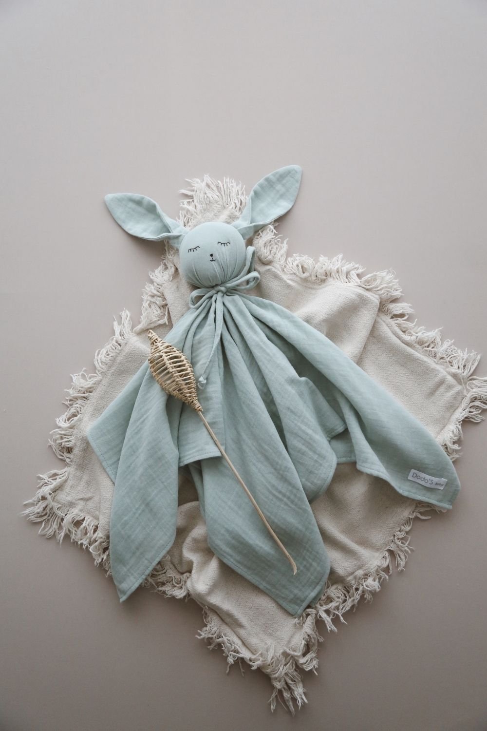 DoDo'S Baby-Pamuk Mi̇nt Yeşi̇li̇ Müsli̇n Sevi̇mli̇ Uyku Arkadaşi-Bebek Oyuncakları-1-Milagron.com