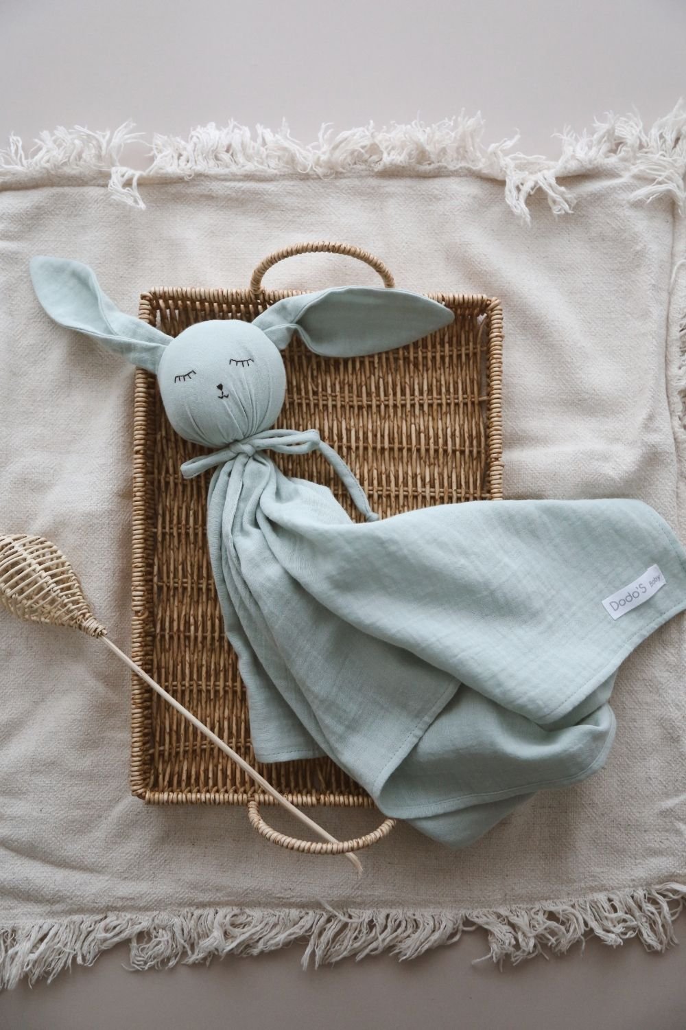 DoDo'S Baby-Pamuk Mi̇nt Yeşi̇li̇ Müsli̇n Sevi̇mli̇ Uyku Arkadaşi-Bebek Oyuncakları-3-Milagron.com