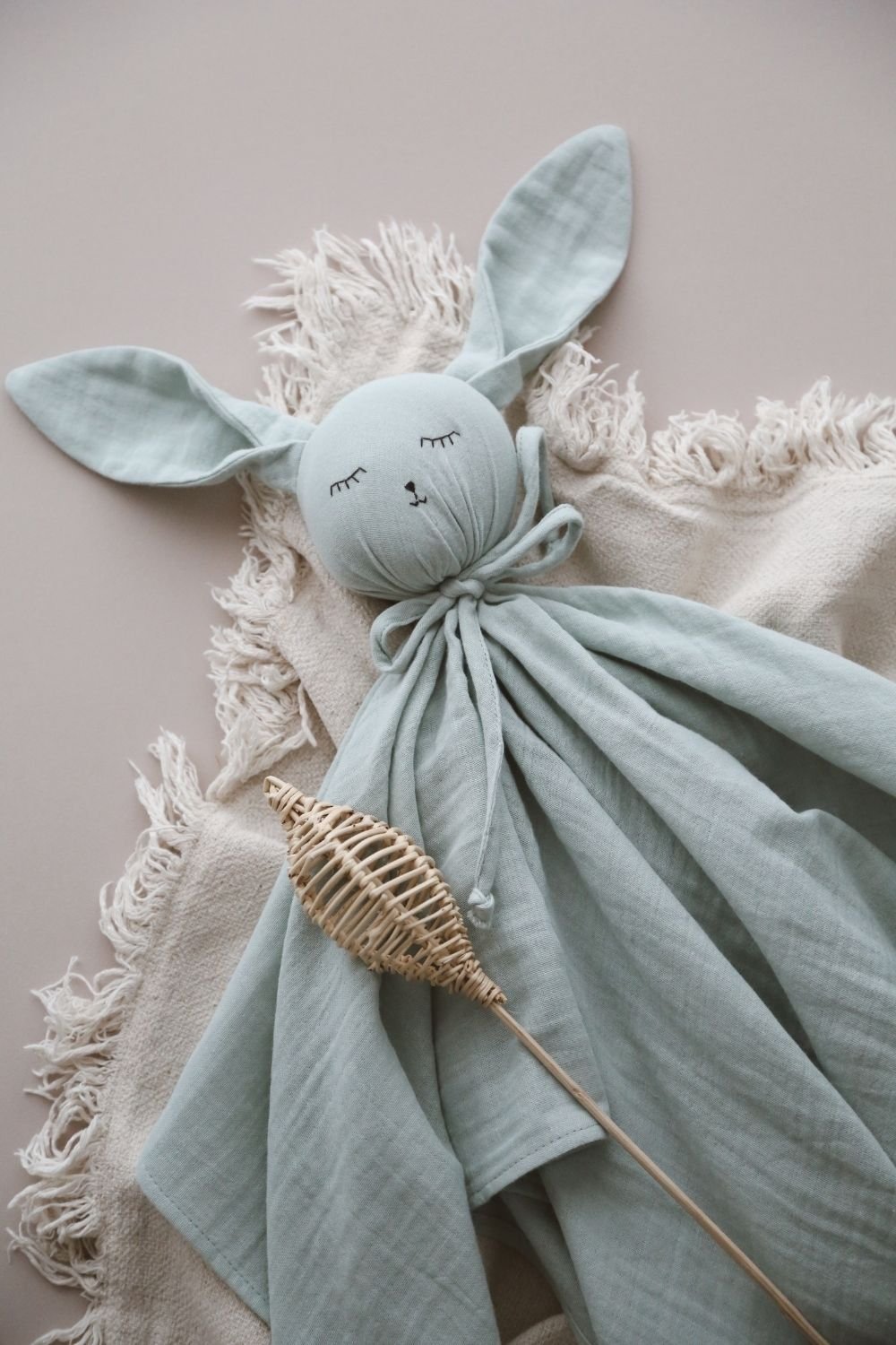 DoDo'S Baby-Pamuk Mi̇nt Yeşi̇li̇ Müsli̇n Sevi̇mli̇ Uyku Arkadaşi-Bebek Oyuncakları-5-Milagron.com