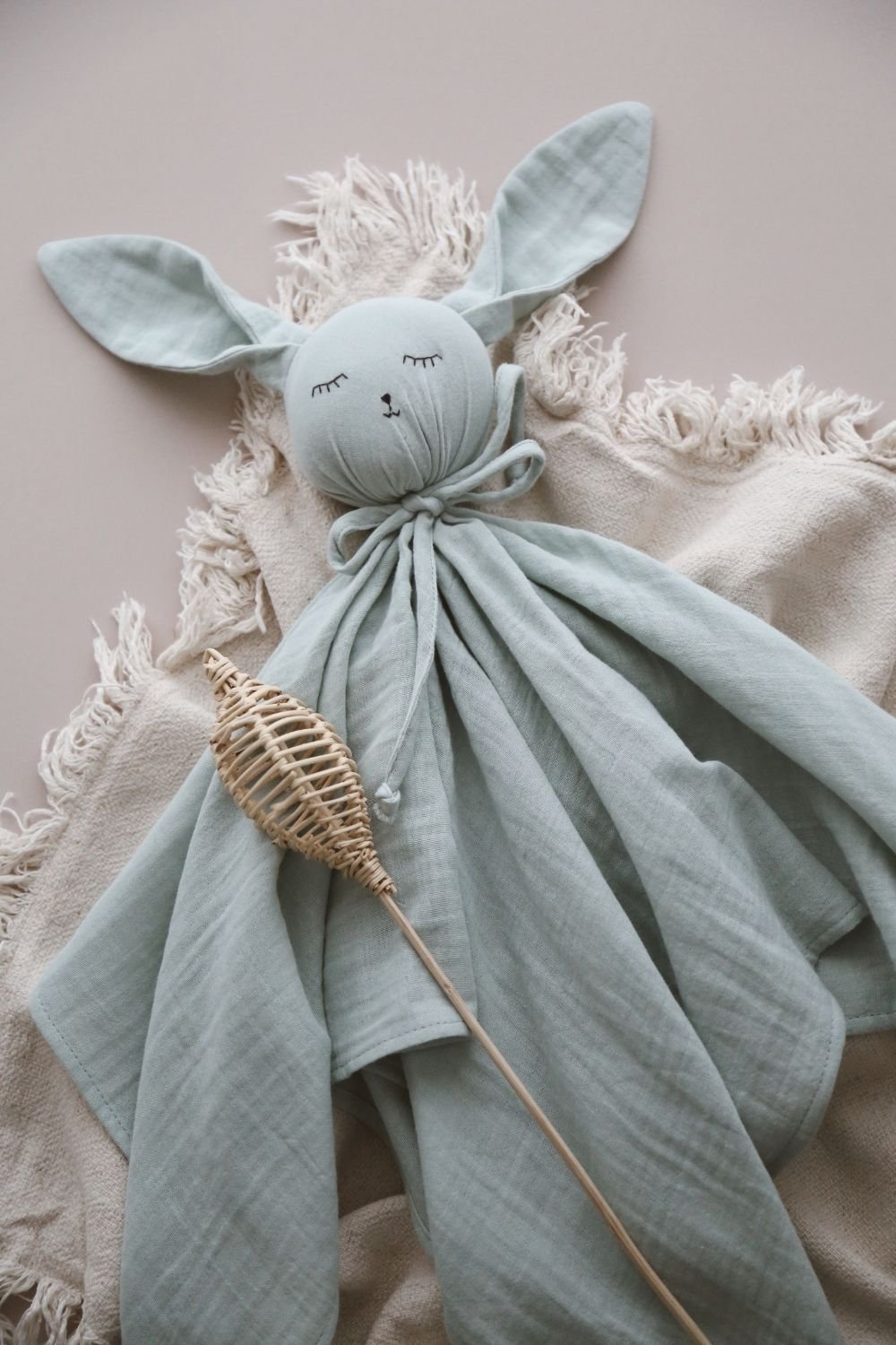 DoDo'S Baby-Pamuk Mi̇nt Yeşi̇li̇ Müsli̇n Sevi̇mli̇ Uyku Arkadaşi-Bebek Oyuncakları-6-Milagron.com