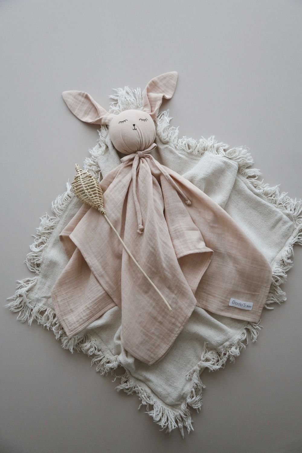 DoDo'S Baby-Pamuk Somon Renk Müsli̇n Sevi̇mli̇ Uyku Arkadaşi-Bebek Oyuncakları-1-Milagron.com