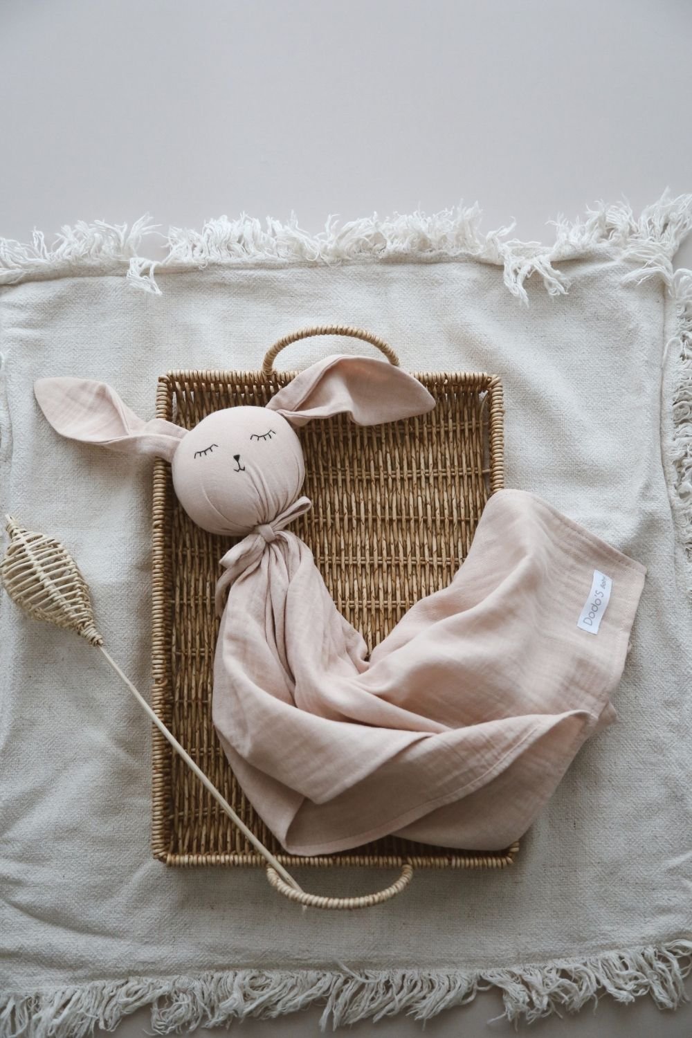 DoDo'S Baby-Pamuk Somon Renk Müsli̇n Sevi̇mli̇ Uyku Arkadaşi-Bebek Oyuncakları-5-Milagron.com