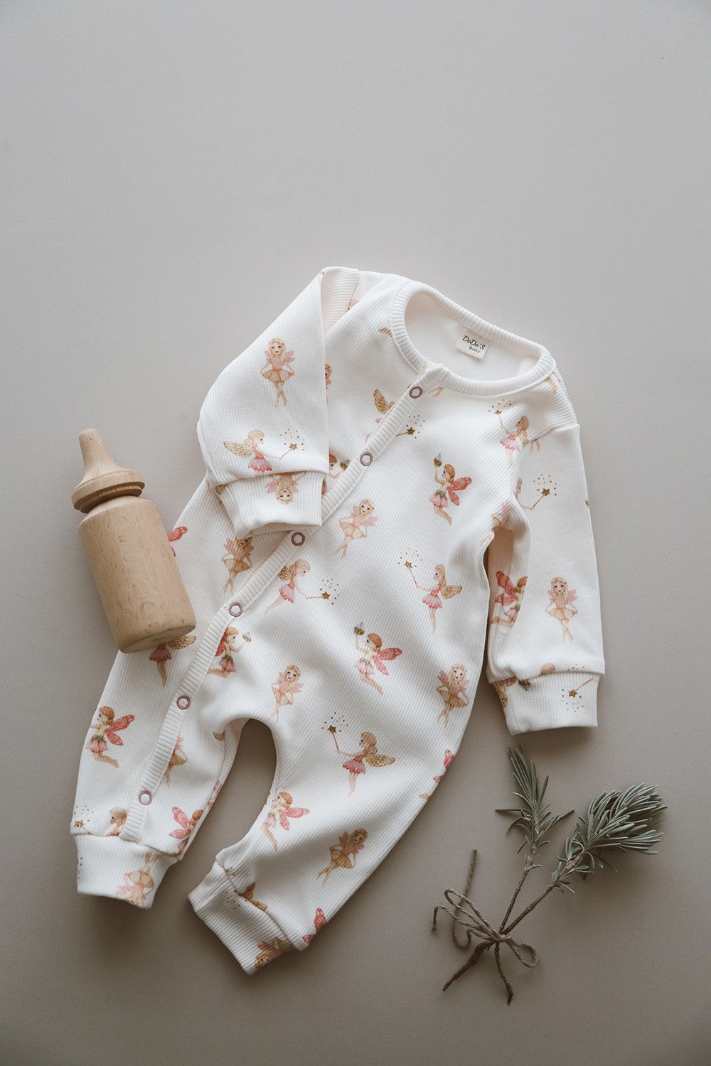 DoDo'S Baby-Peri̇ Masali Organi̇k Kaşkorse Bebek Tulum-Çocuk Elbise & Tulum-5-Milagron.com