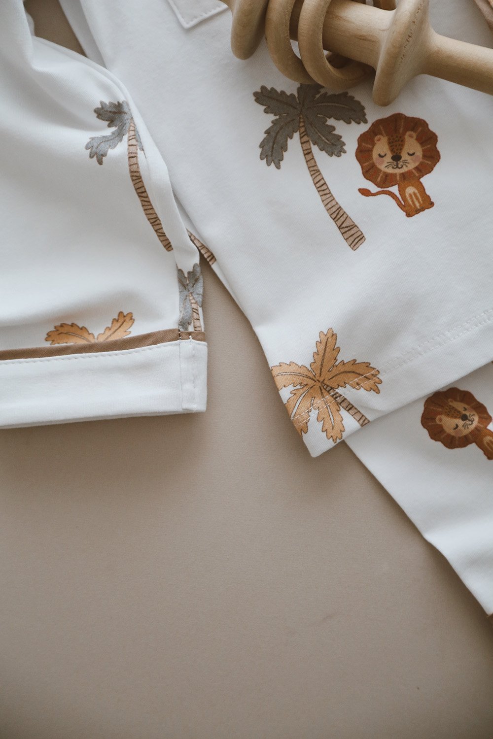 DoDo'S Baby-Safari̇ Temali Alt-üst Pi̇jama Takimi (erkek Çocuk)-İç Giyim & Pijama-3-Milagron.com