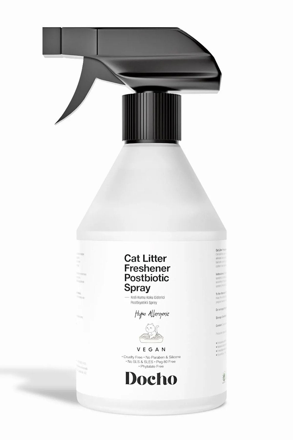 Docho-Kedi Kumu Koku Giderici Postbiyotikli Sprey 500 Ml-Kedi-1-Milagron.com