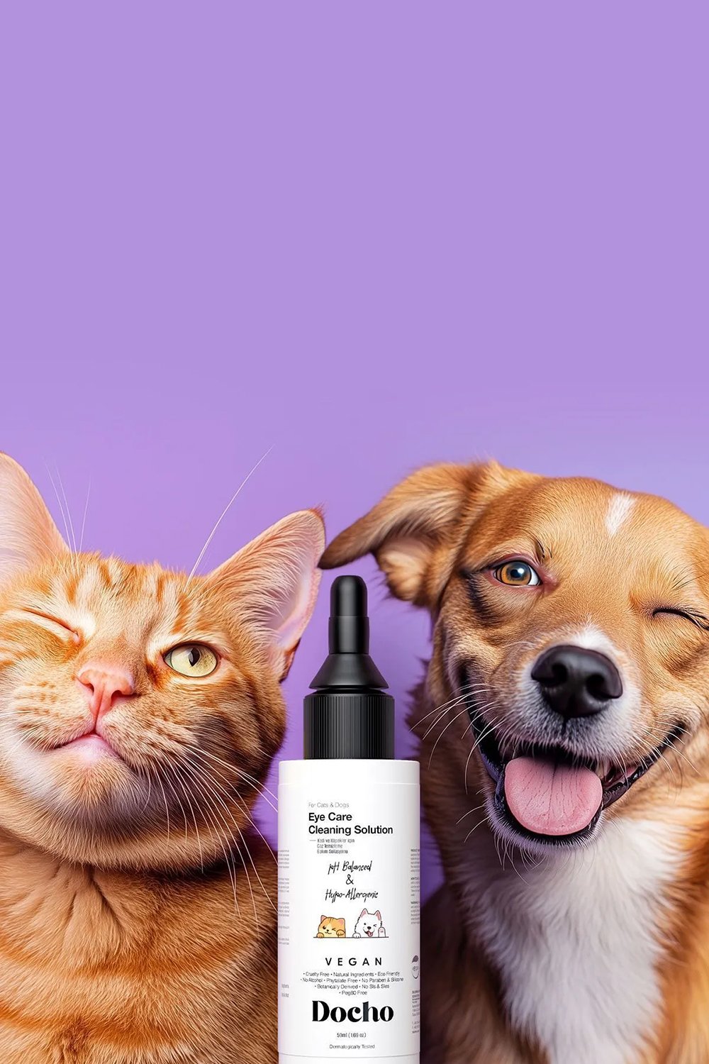 Docho-Kedi Ve Köpek Göz Temizleme Ve Bakım Solüsyonu 50 Ml-Kedi-4-Milagron.com