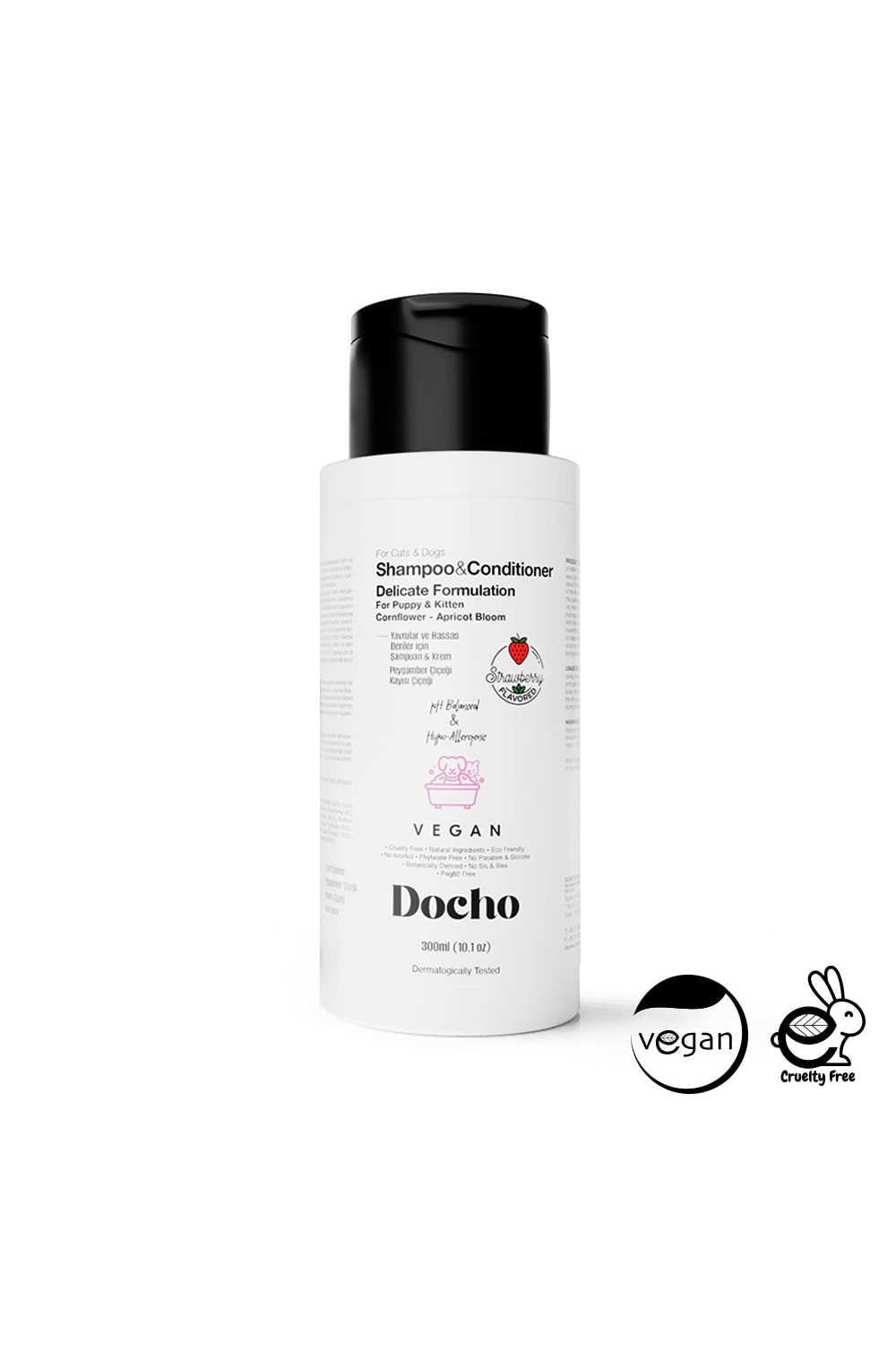Docho-Şampuan Ve Krem - Delicate - Yavrular Ve Hassas Deriler 300 Ml-Köpek-1-Milagron.com