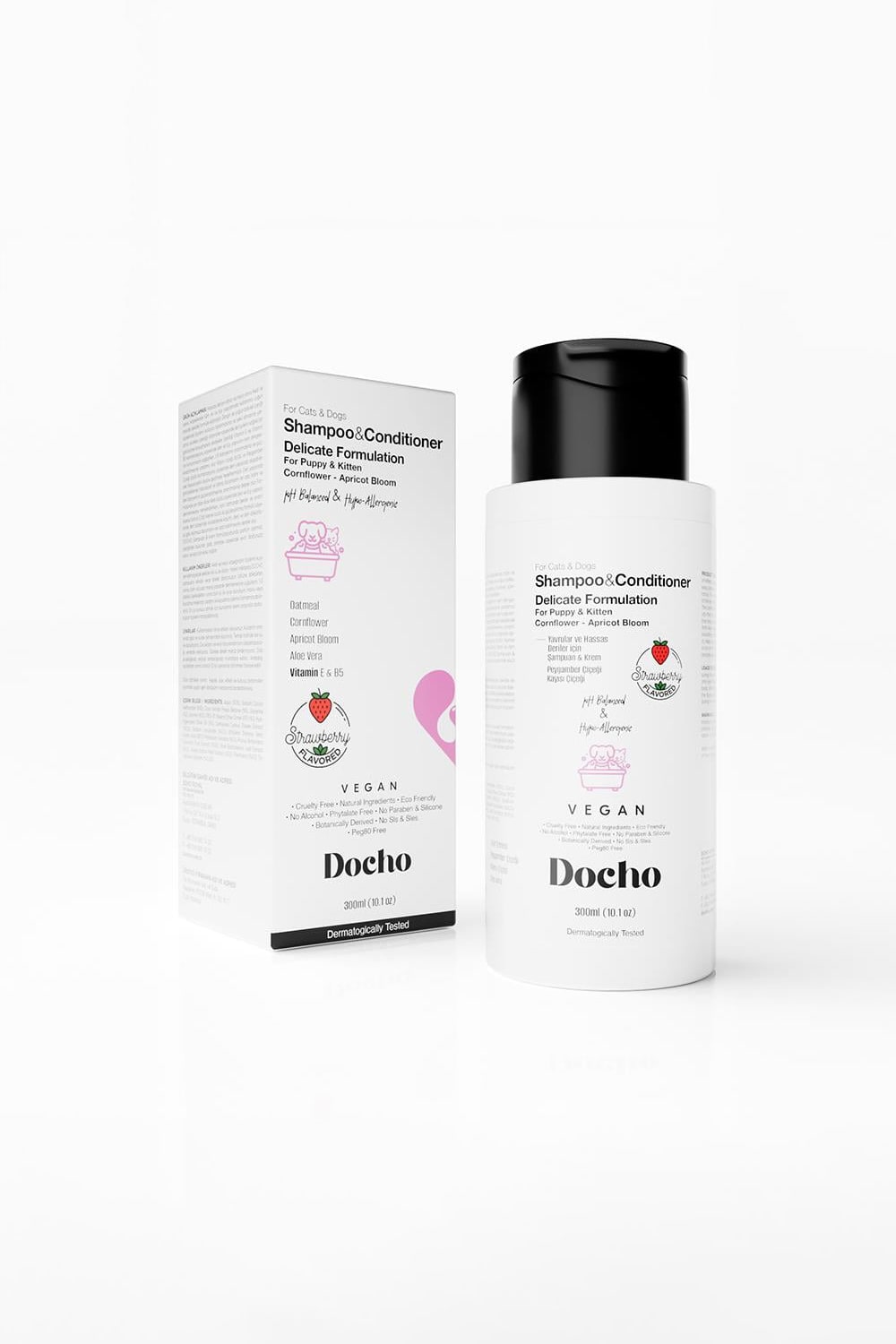Docho-Şampuan Ve Krem - Delicate - Yavrular Ve Hassas Deriler 300 Ml-Köpek-2-Milagron.com