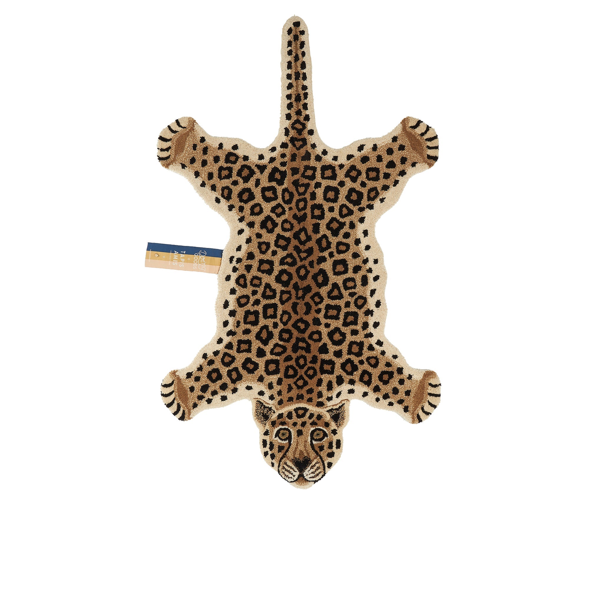 Çılgın Leopar Figürlü Büyük Boy Halı ( 150Cm X 90Cm )