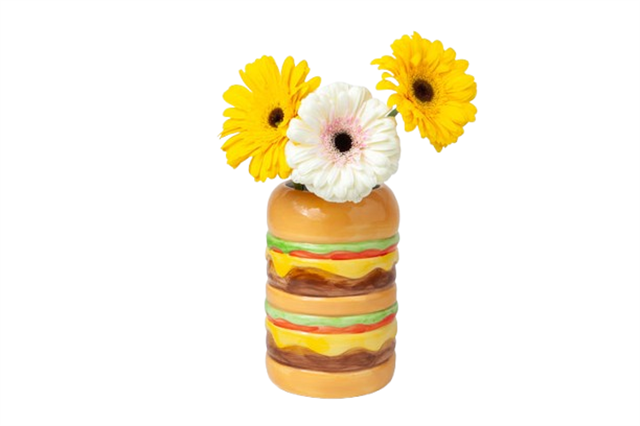 Doiy-Seramik özel Tasarım Fast Food Burger Vazo-Vazo-1-Milagron.com