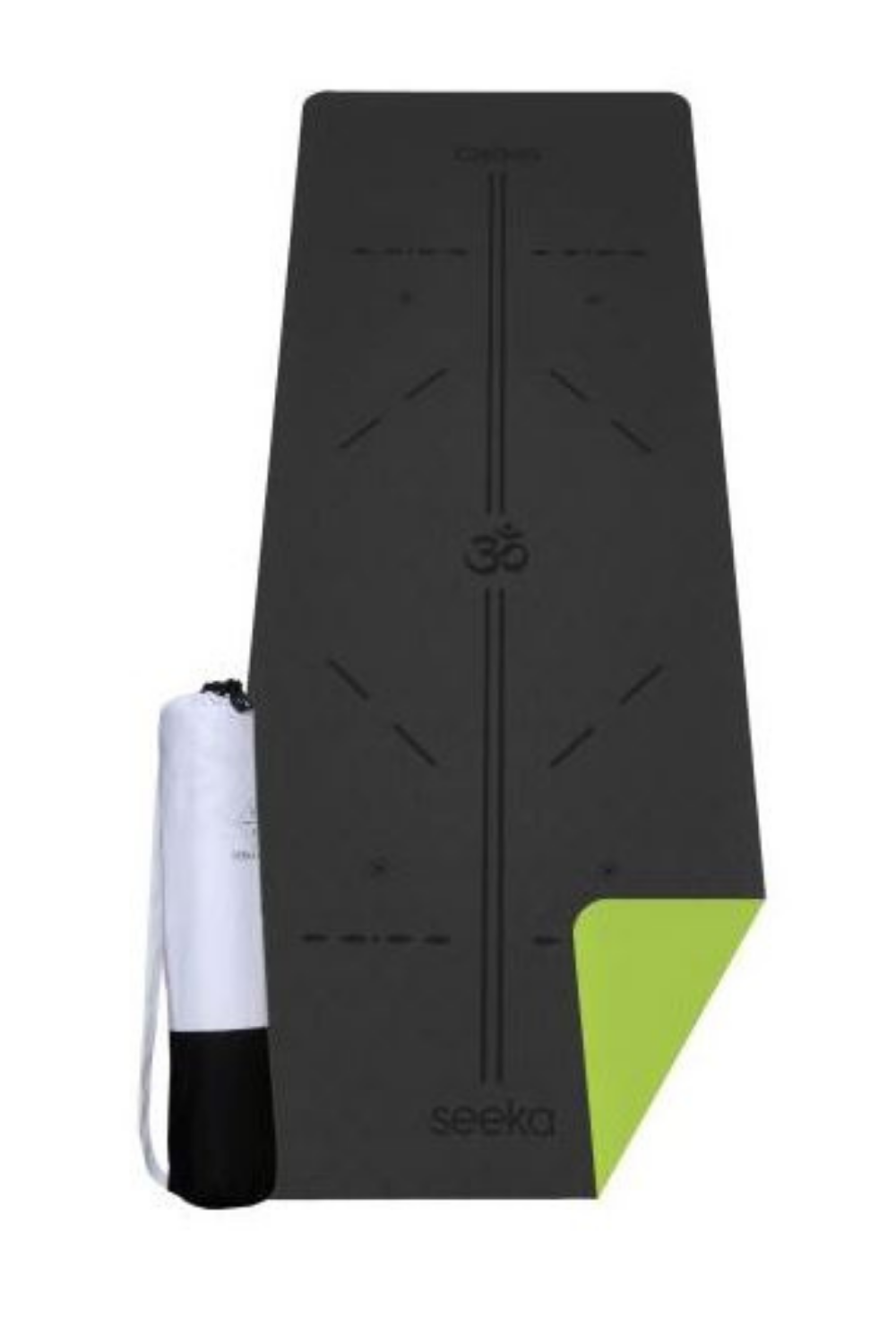 Dokuznet-Seeka Yoga Stüdyo Serisi Tpe Yoga Mat-charcoal - Yeşil-Yoga Matı-1-Milagron.com