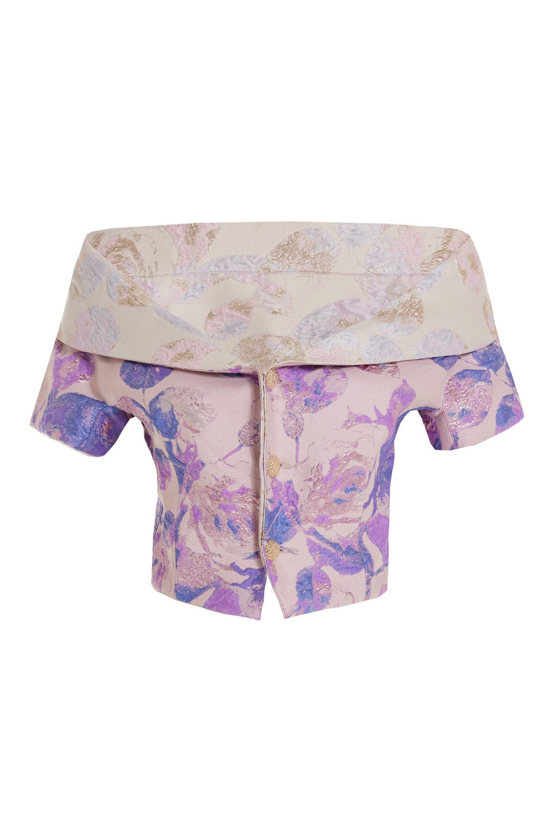 Dollie Bell-Aura çift Taraflı Dekolte Ceket Pudra/Lila-Flaming Star, Platform-3-Milagron.com