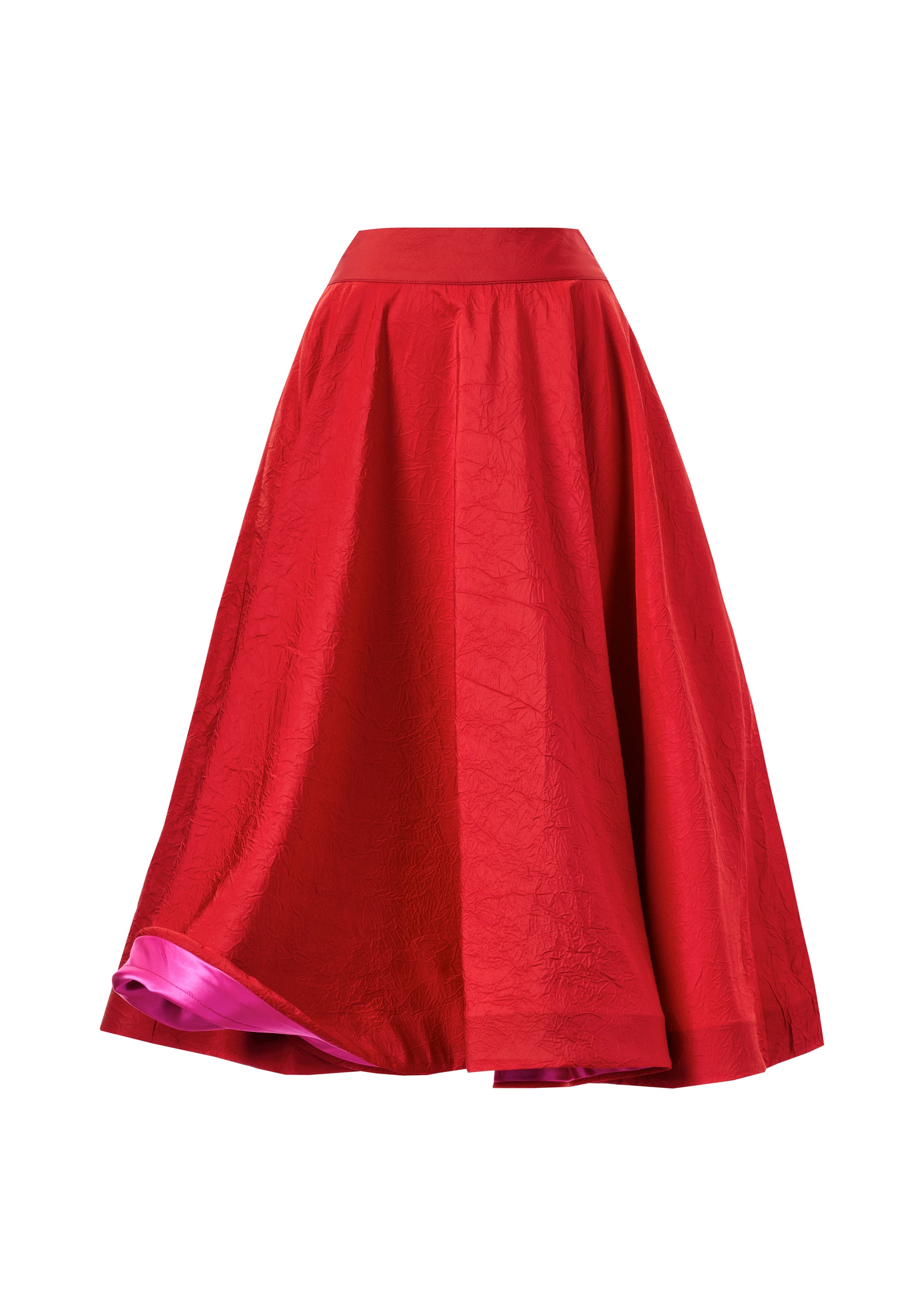 Dollie Bell-Bell Swing Midi Etek Kırmızı-Etek-2-Milagron.com