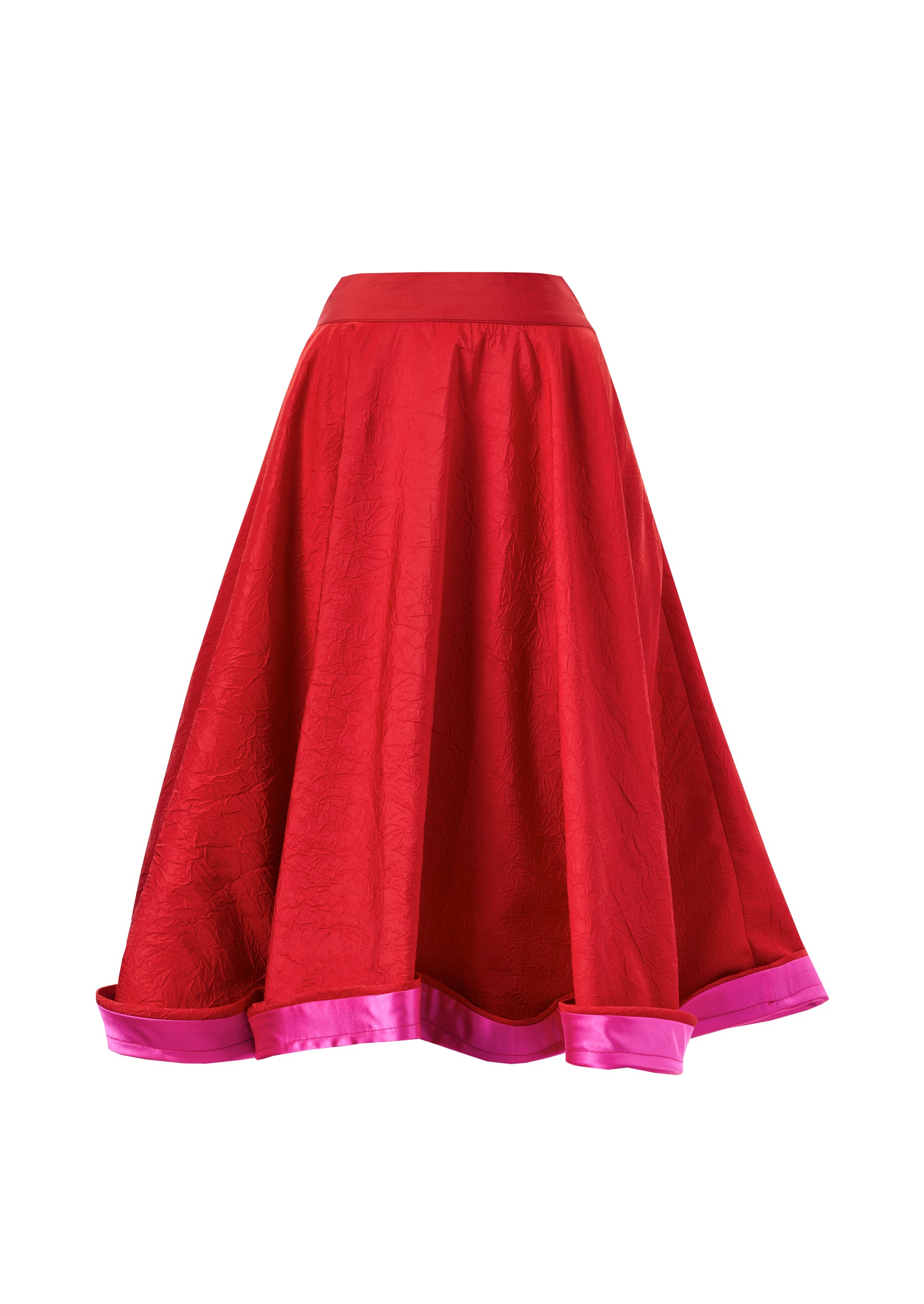 Dollie Bell-Bell Swing Midi Etek Kırmızı-Etek-3-Milagron.com