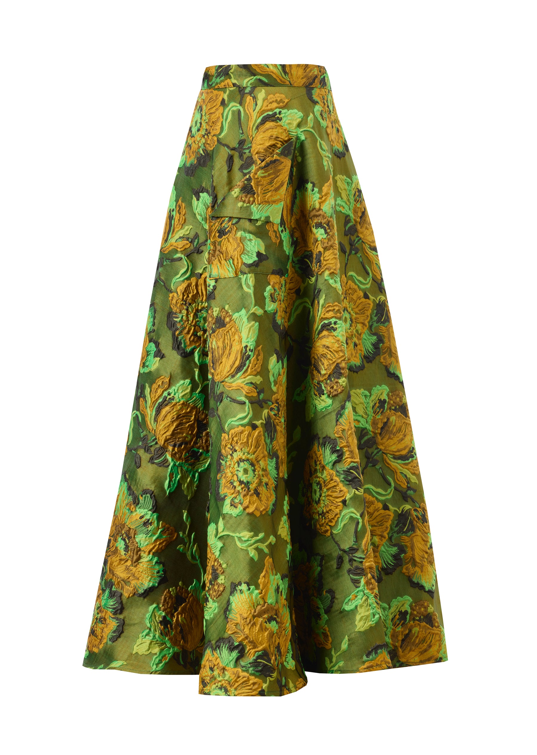 Dollie Bell-Charm Yarım Daire Yırtmaçlı Maxi Etek-Flaming Star, Platform-3-Milagron.com