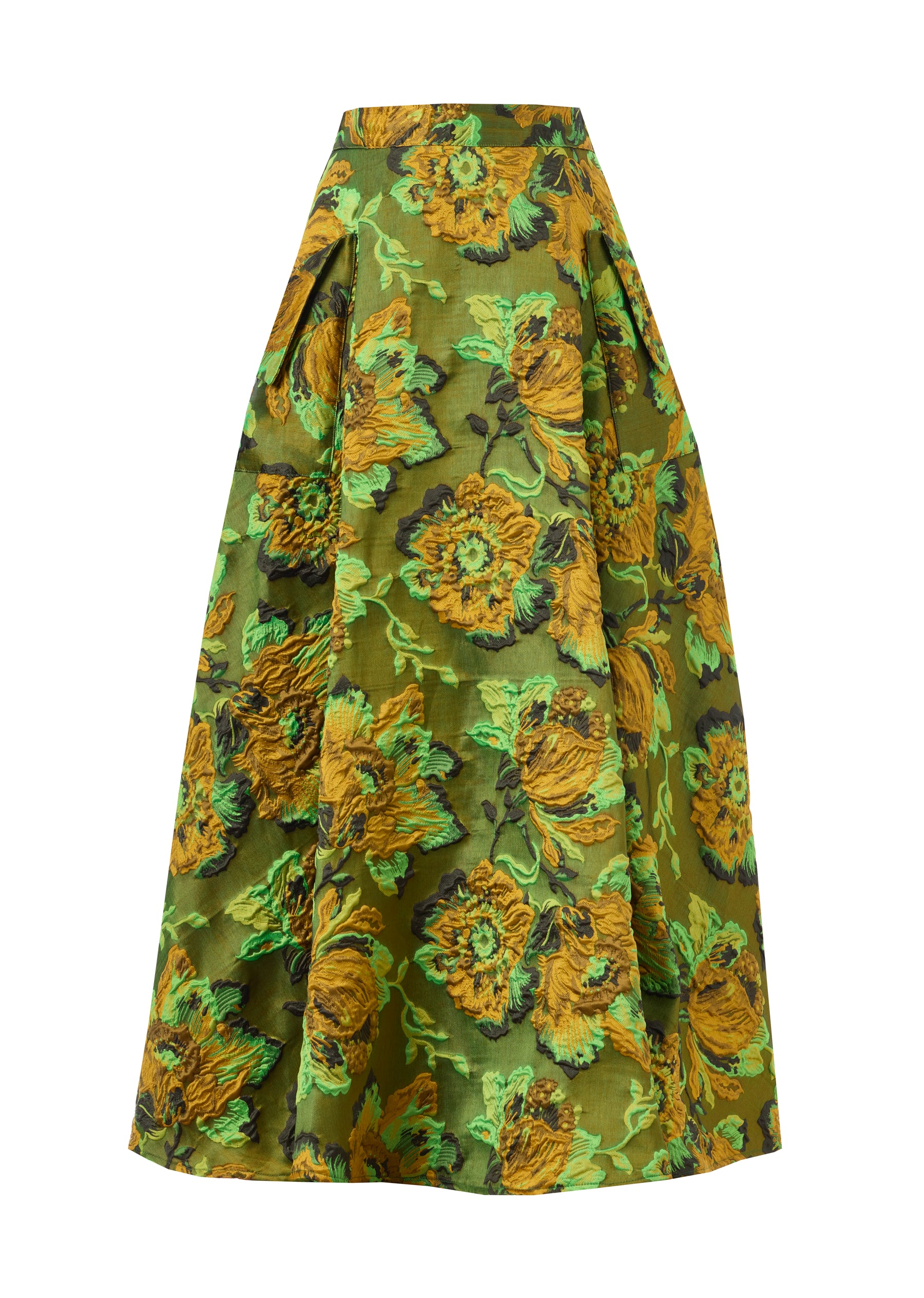 Dollie Bell-Charm Yarım Daire Yırtmaçlı Maxi Etek-Flaming Star, Platform-4-Milagron.com