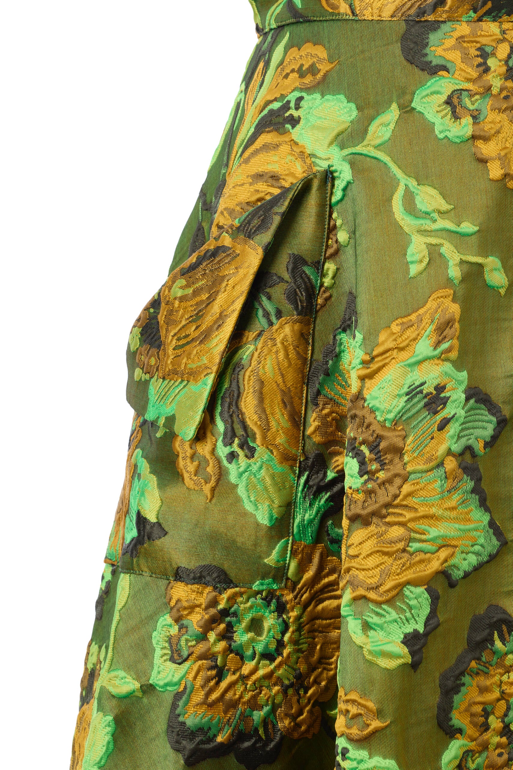 Dollie Bell-Charm Yarım Daire Yırtmaçlı Maxi Etek-Flaming Star, Platform-1-Milagron.com