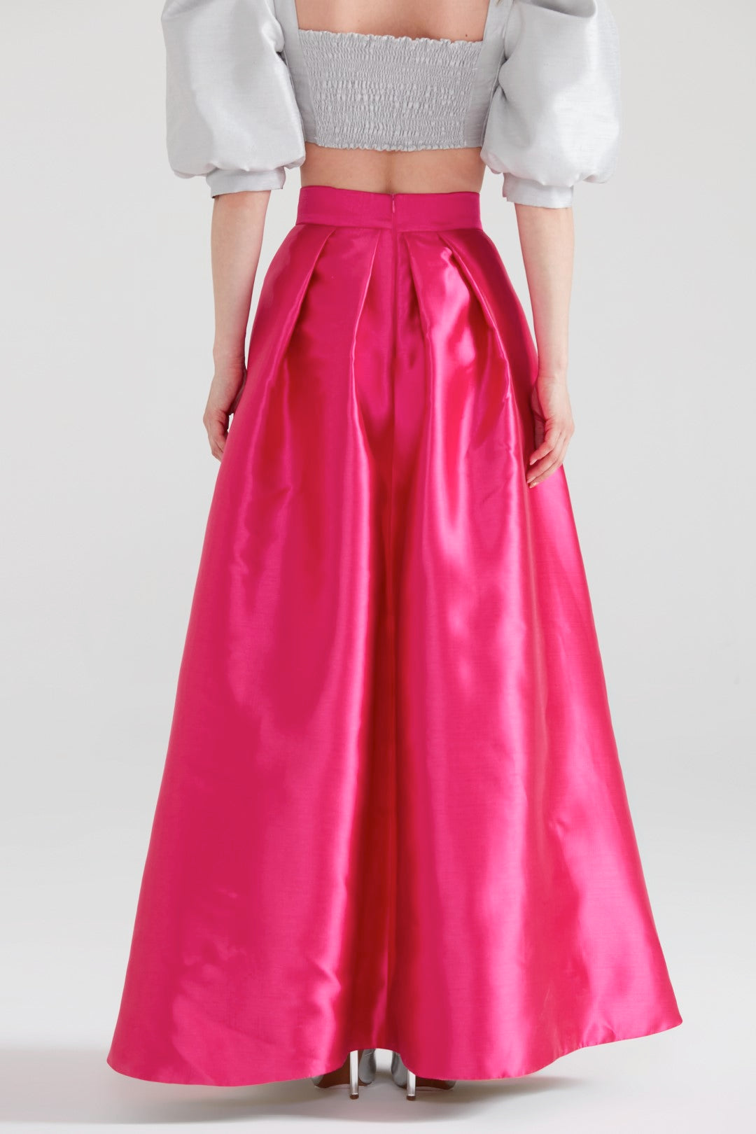 Dollie Bell-Flame Kruvaze Ziberlin Maxi Etek Fuşya-Lover Doll, Platform-8-Milagron.com