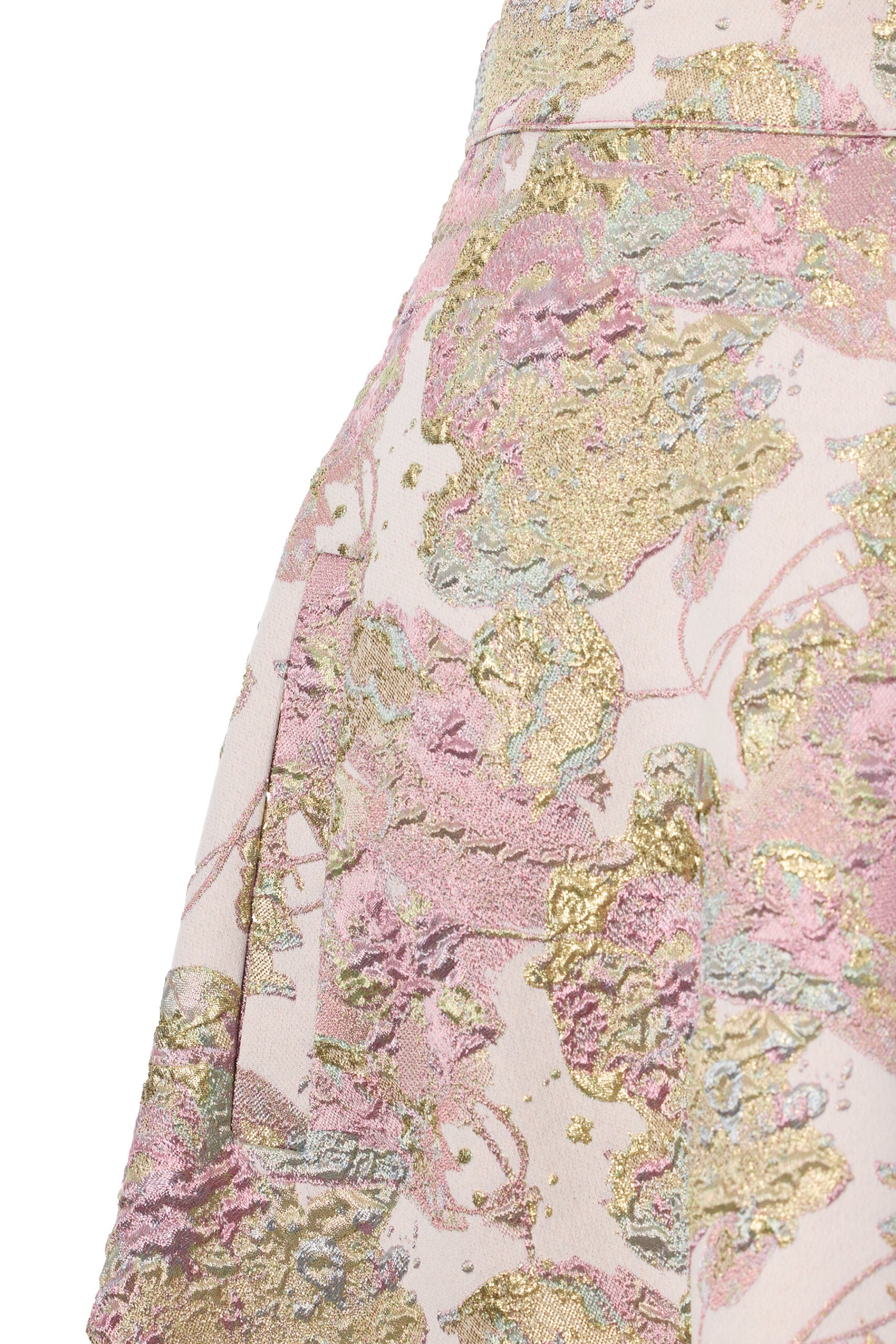 Dollie Bell-Shine Maxi Kloş Etek Pudra-Flaming Star-4-Milagron.com