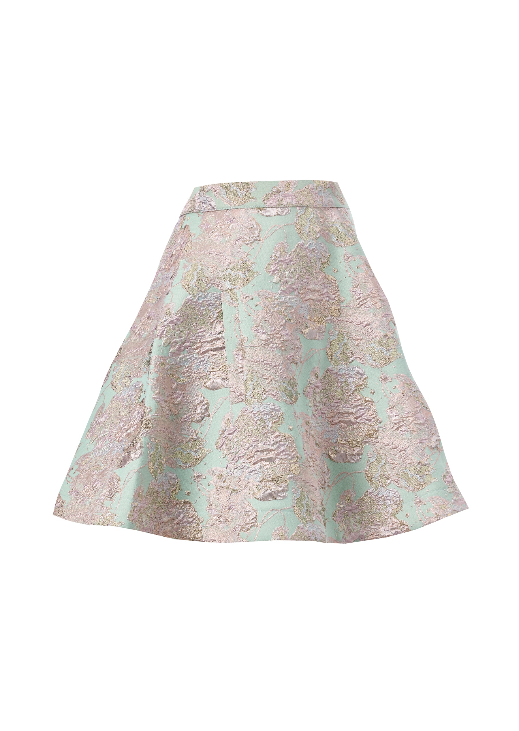 Dollie Bell-Shine Mini Kloş Etek Mint Yeşil-Flaming Star-2-Milagron.com