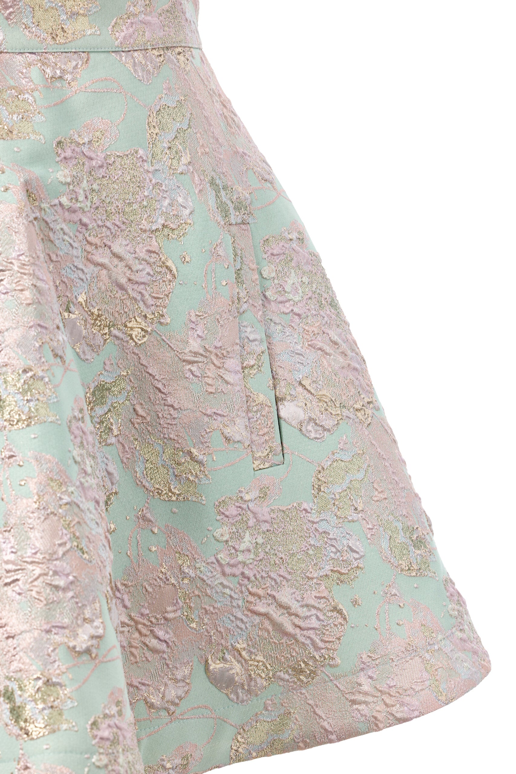 Dollie Bell-Shine Mini Kloş Etek Mint Yeşil-Flaming Star-4-Milagron.com