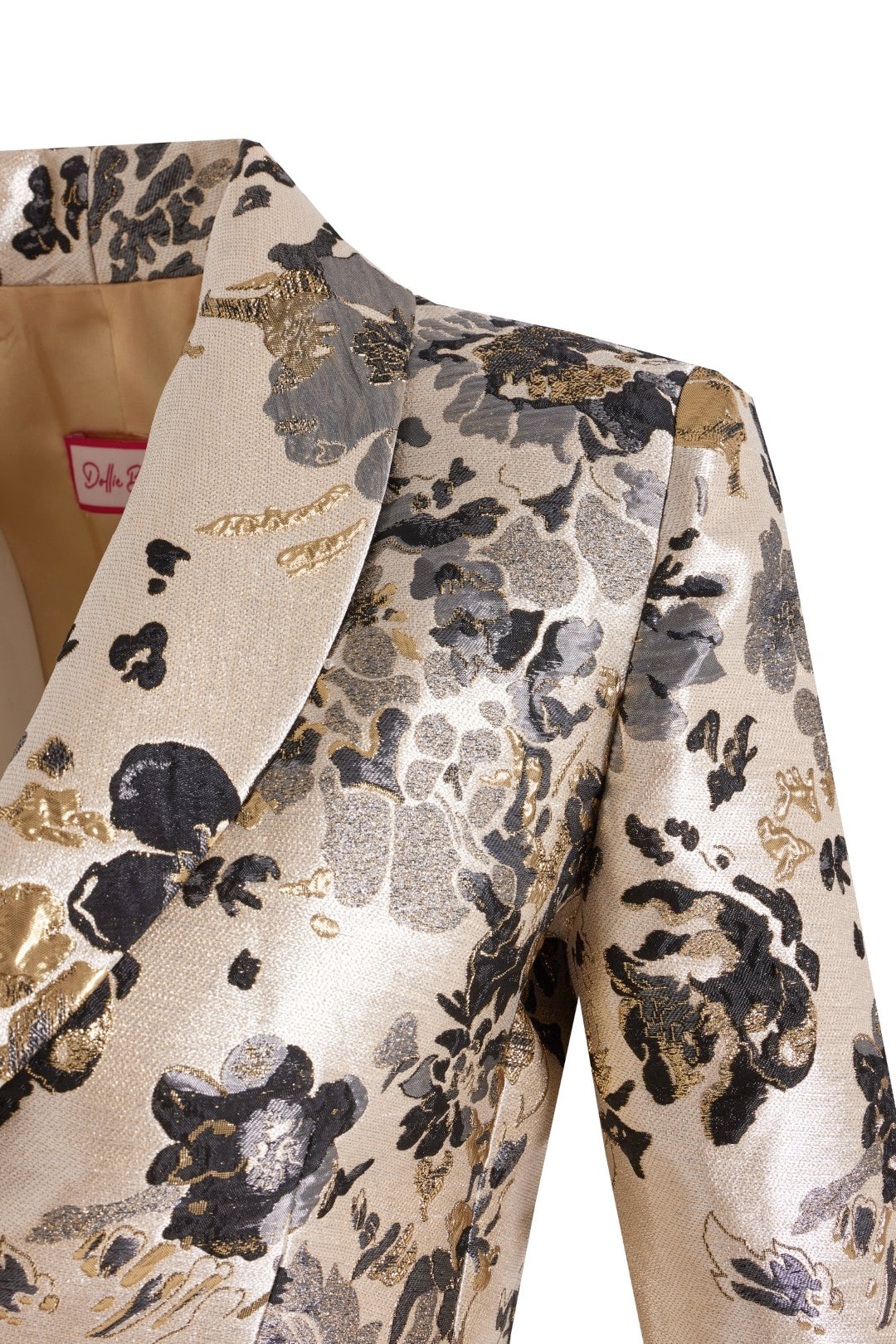 Dollie Bell-So High Ceket / Siyah çiçekli-Flaming Star, Platform-1-Milagron.com