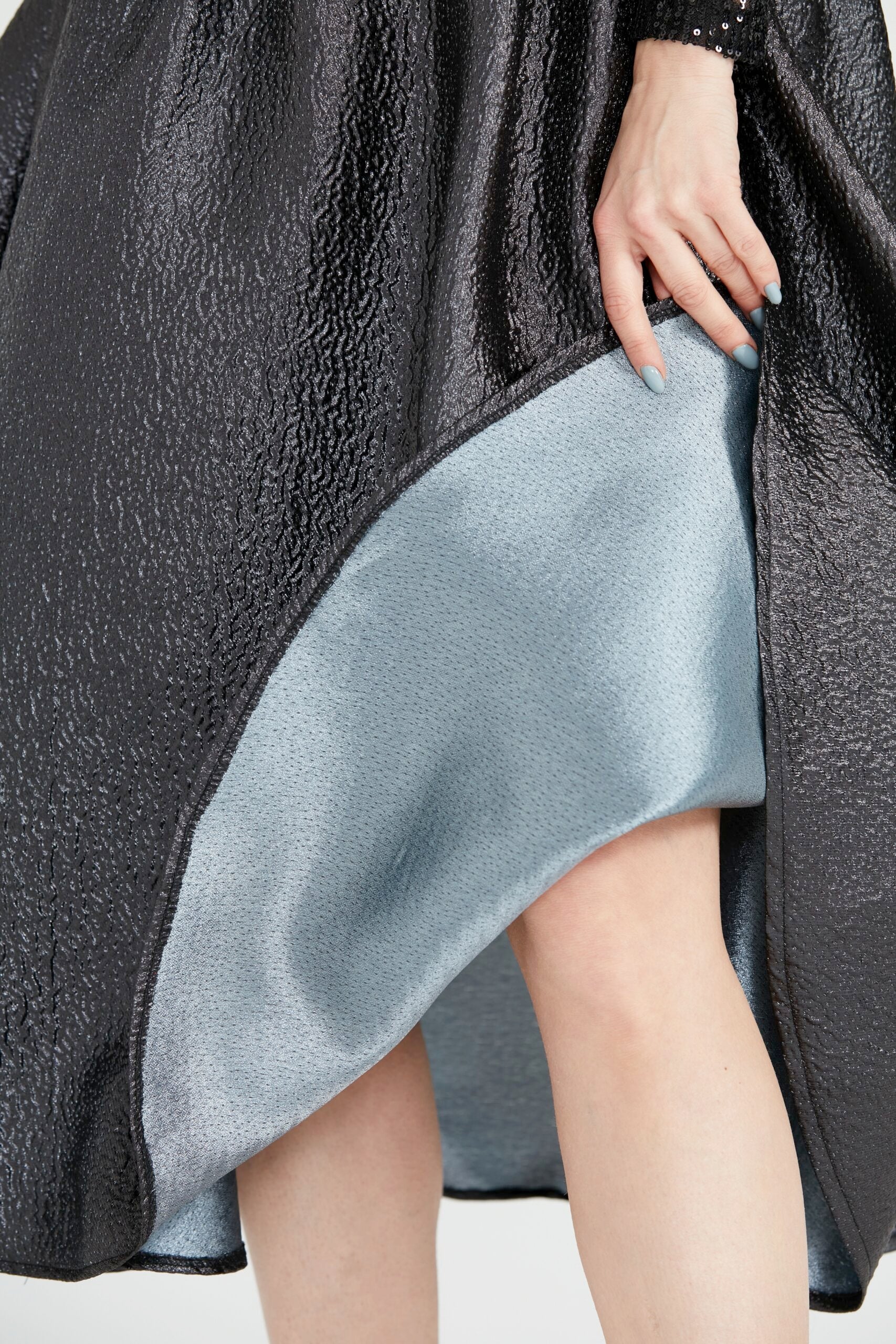 Dollie Bell-Wishing Star Büzgülü Midi Etek / Siyah-Etek-9-Milagron.com