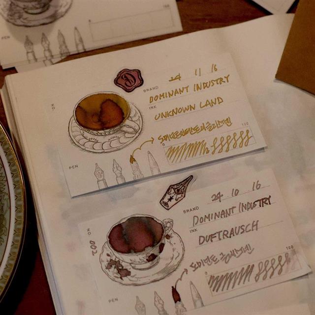 Dominant Industry-Dominant Industry Takasago Paper Mürekkep Deneme Kağıdı Ink Tea Time-Mürekkep-4-Milagron.com