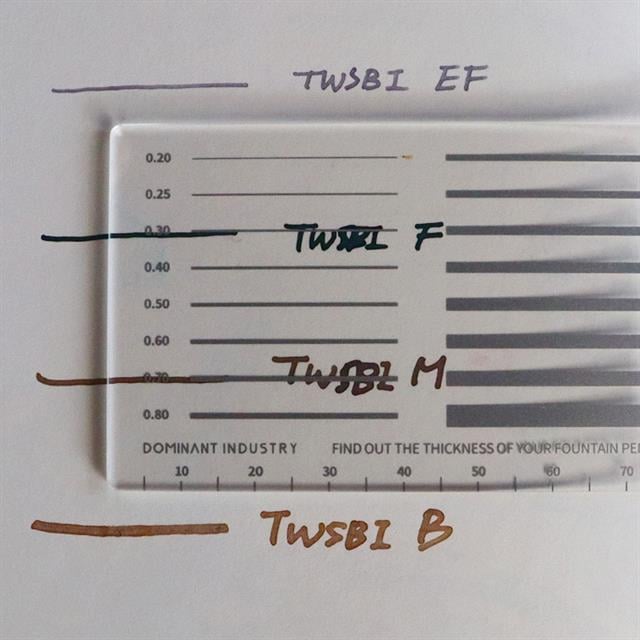 Dominant Industry-Measure My Pen Mm Pad Uç Kalınlığı Cetveli-Damga-3-Milagron.com
