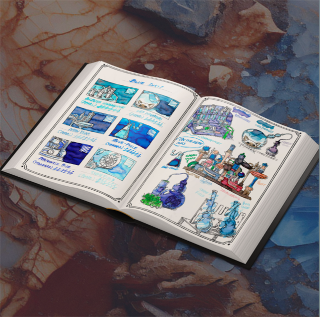 Dominant Industry-Dominant Industry Mürekkep Arşivleme Kitabı A Log Of Elixir-Özel Defterler-7-Milagron.com