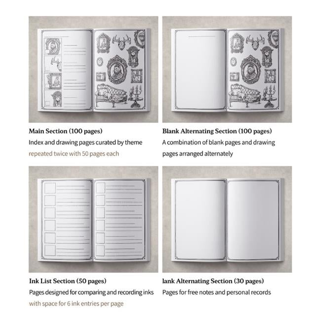 Dominant Industry-Dominant Industry Mürekkep Arşivleme Kitabı A Log Of Elixir-Özel Defterler-9-Milagron.com