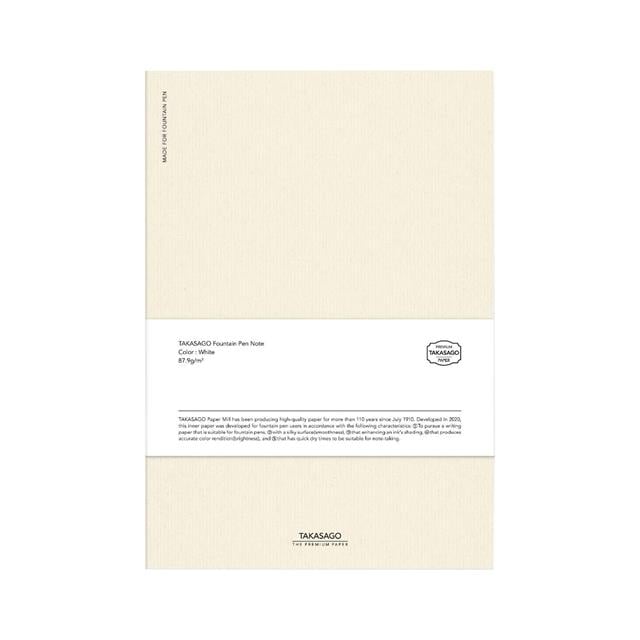 Dominant Industry-Takasago Dolma Kalem Uyumlu A5 Fildişi Çizgisiz Japon Defter-Defter-1-Milagron.com