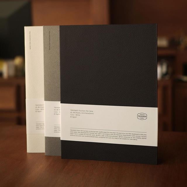 Dominant Industry-Takasago Dolma Kalem Uyumlu A5 Fildişi Çizgisiz Japon Defter-Defter-4-Milagron.com